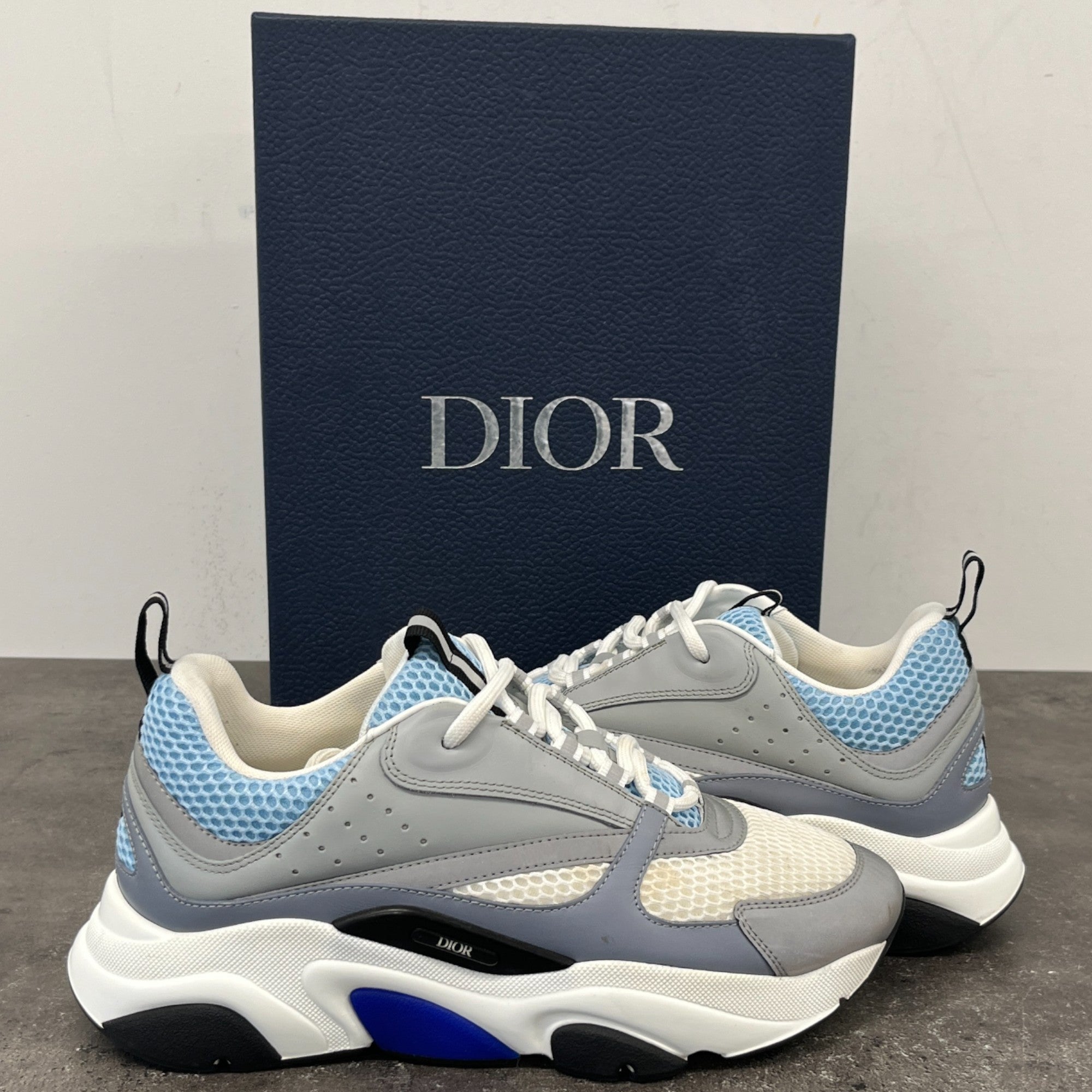 Men's B22 Technical Mesh Low Trainers Blue Size EU 40 / UK 6