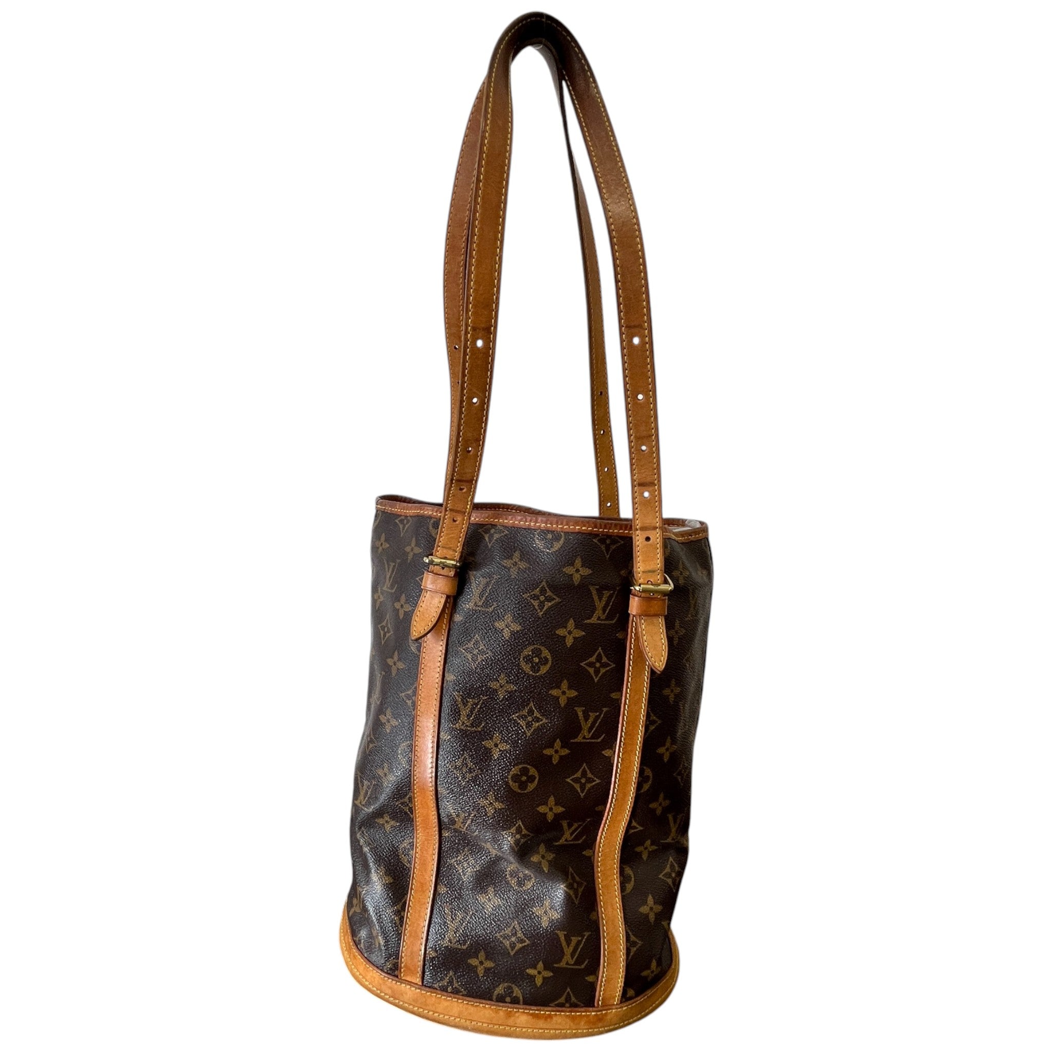Women's Monogram Petit Marais Bucket Handbag Brown