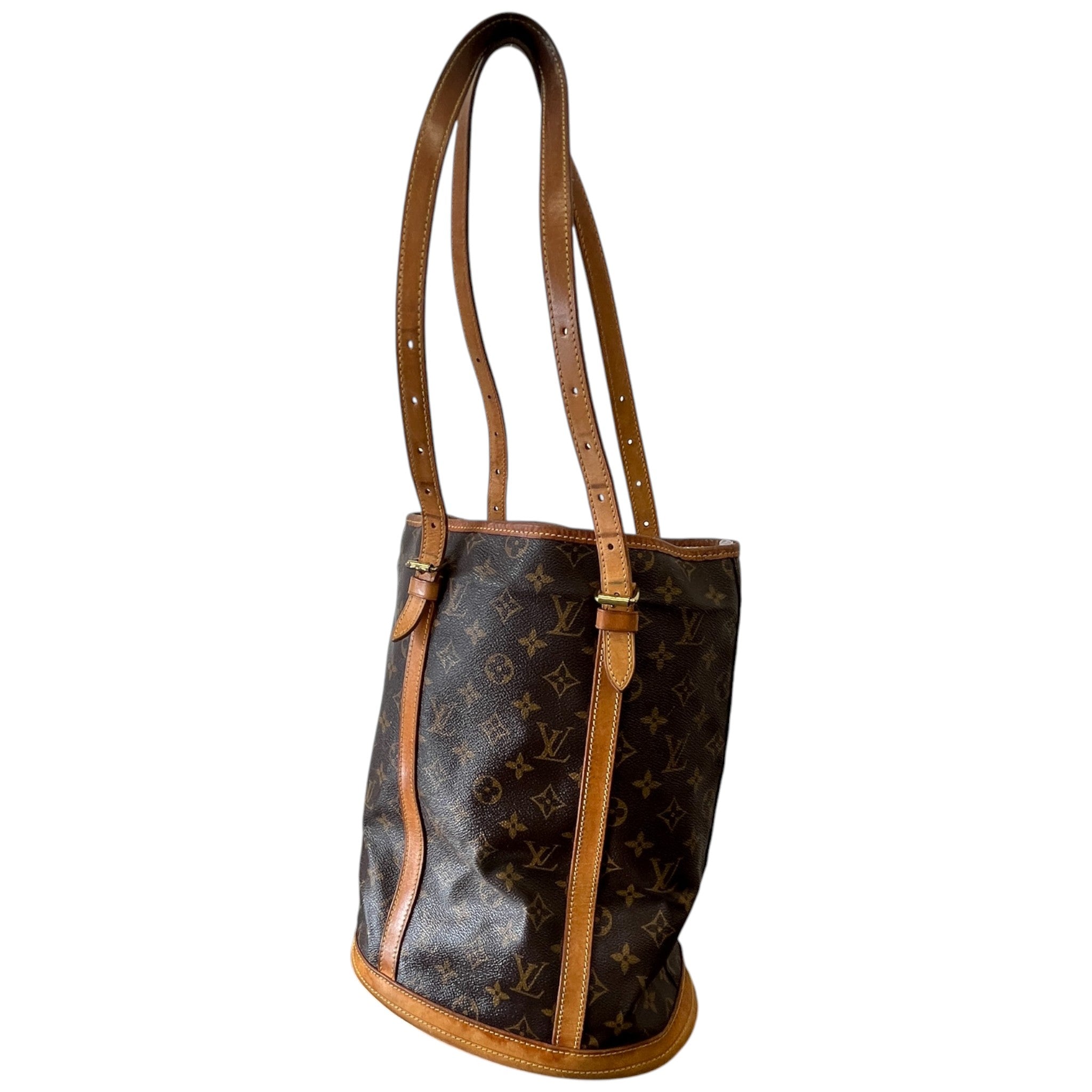 Women's Monogram Petit Marais Bucket Handbag Brown