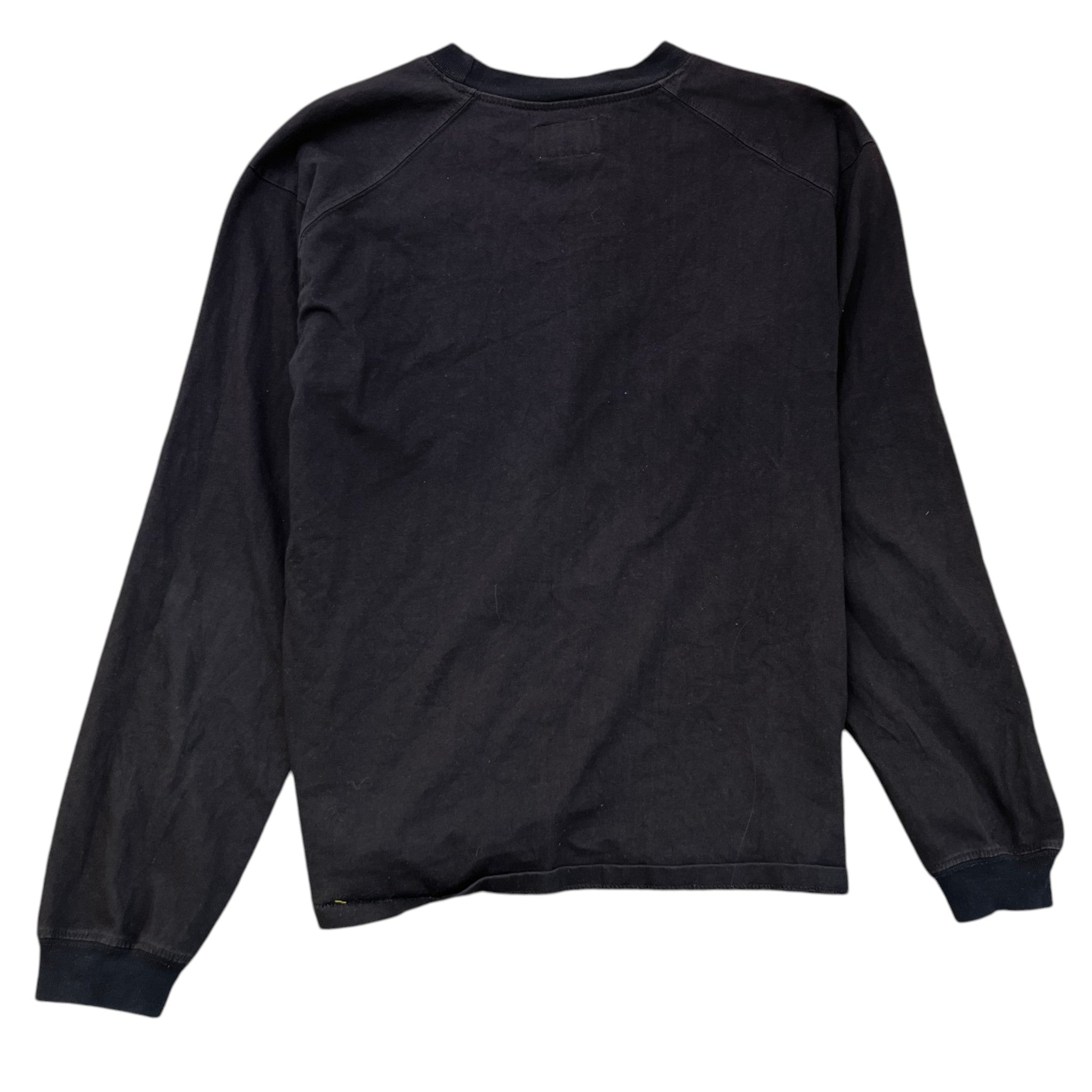 Men's Petrol Long Sleeve T-Shirt Black Size XS