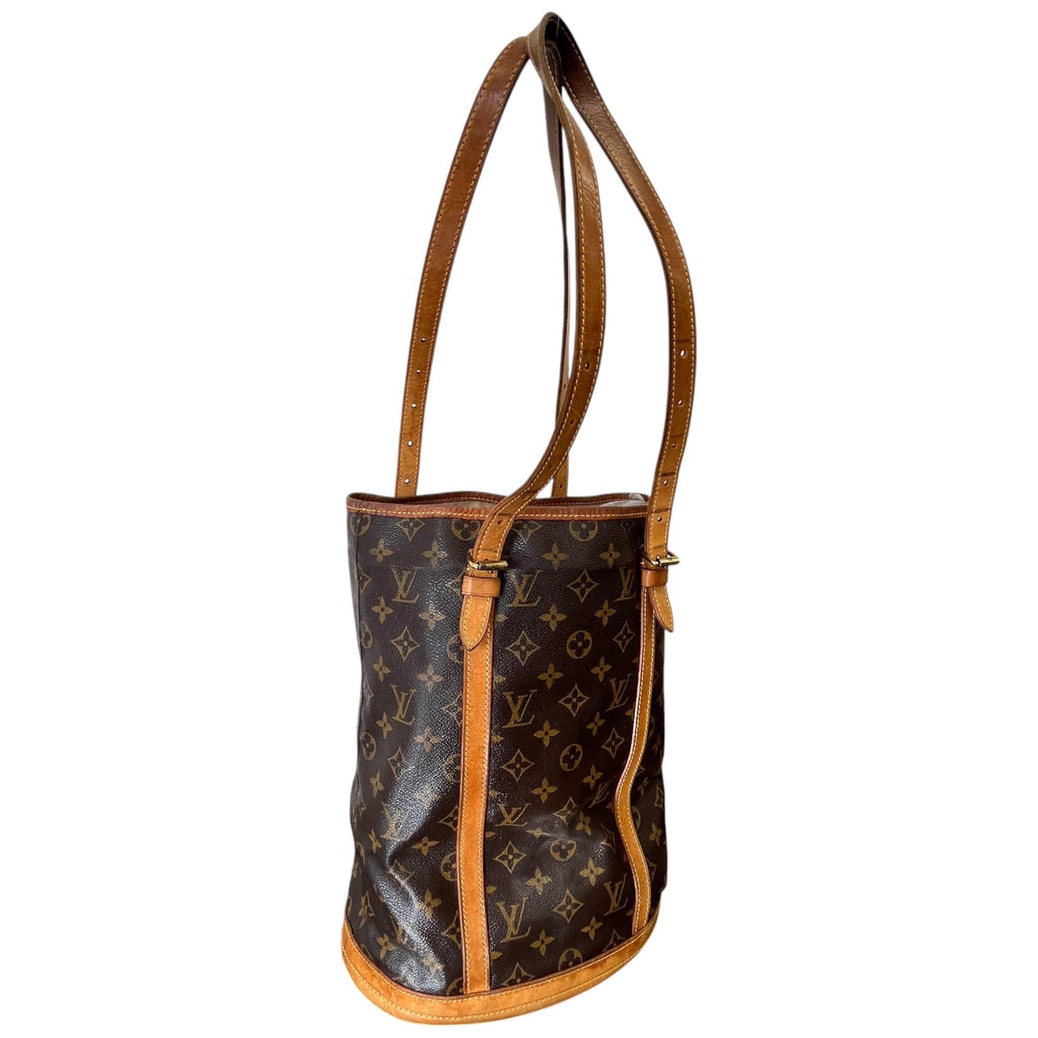 Women's Monogram Petit Marais Bucket Handbag Brown