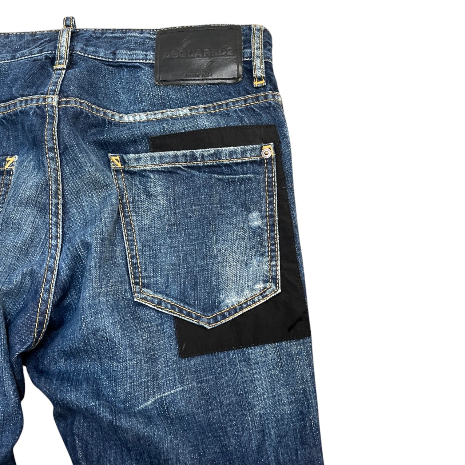 Men's Patchwork Jeans Navy Size IT 44 / UK 28