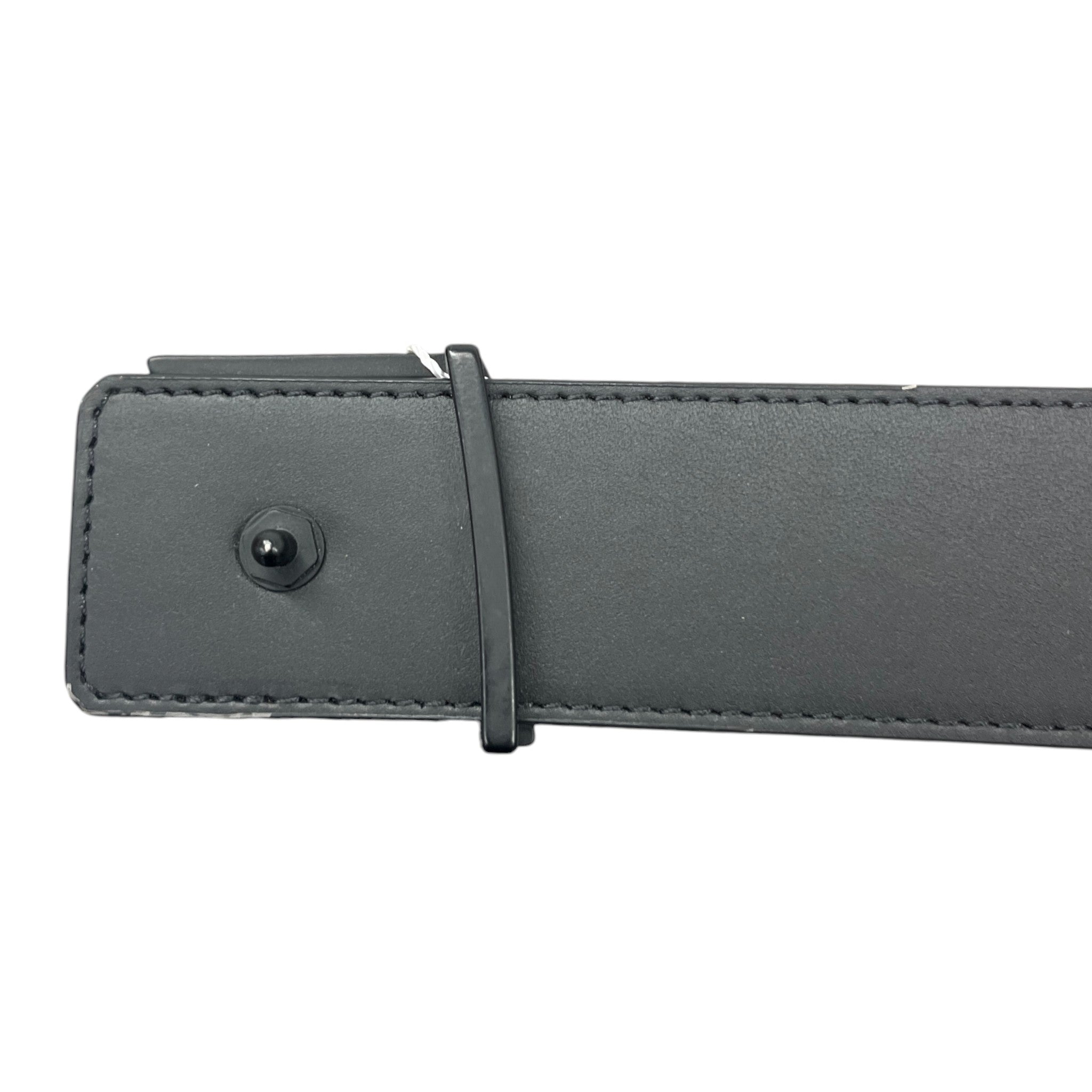 Men's Lv Initials 40Mm Monogram Eclipse Belt Black Size Waist 34"