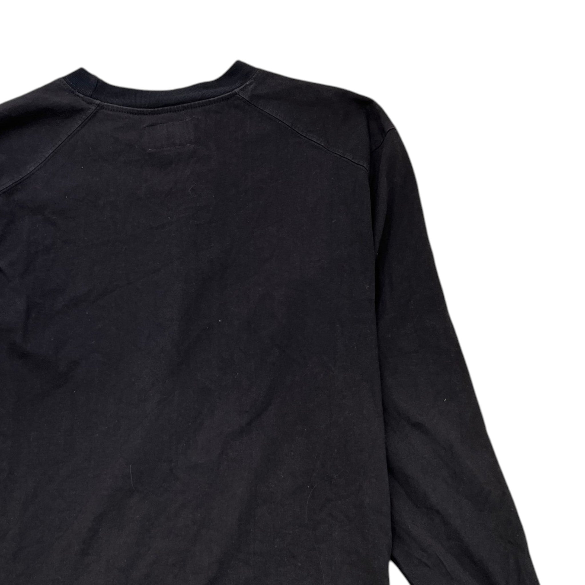 Men's Petrol Long Sleeve T-Shirt Black Size XS