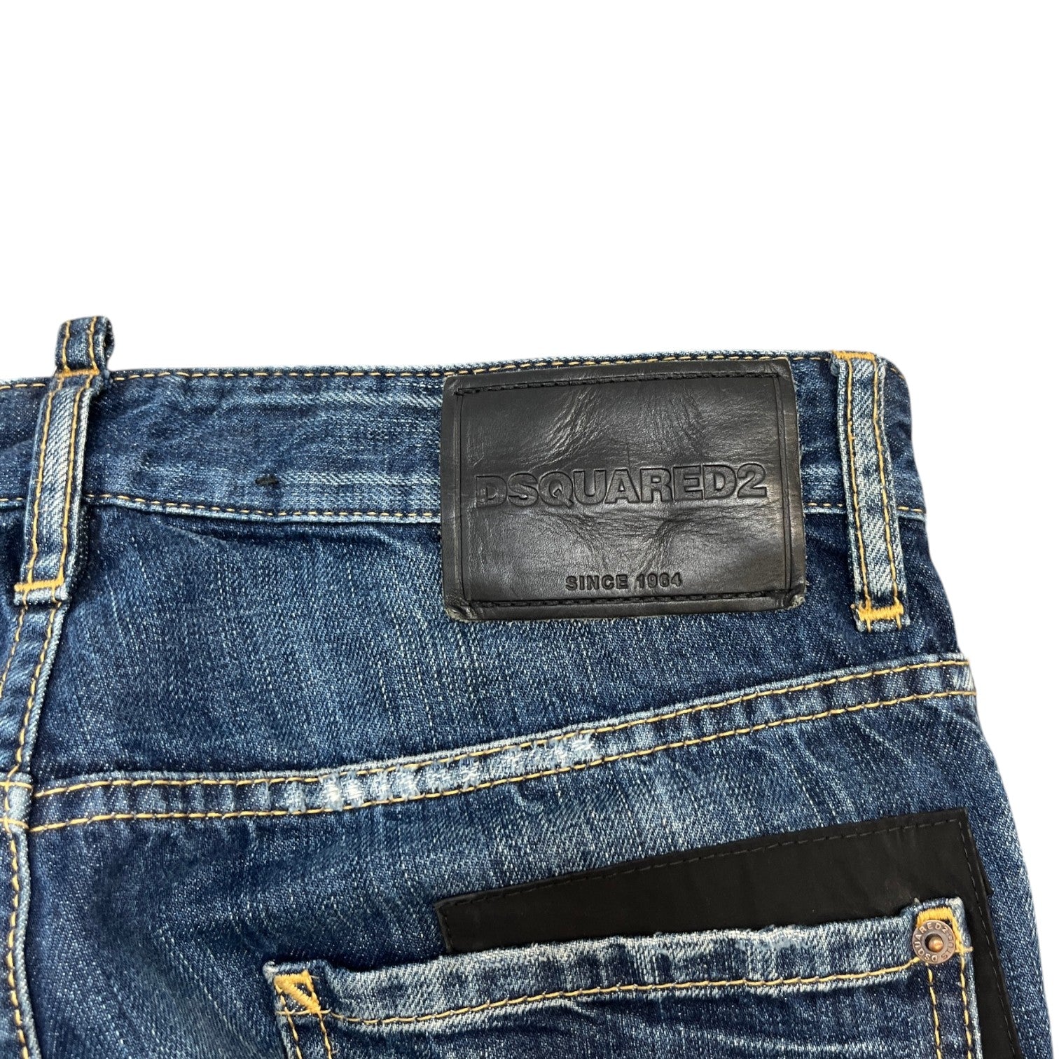 Men's Patchwork Jeans Navy Size IT 44 / UK 28