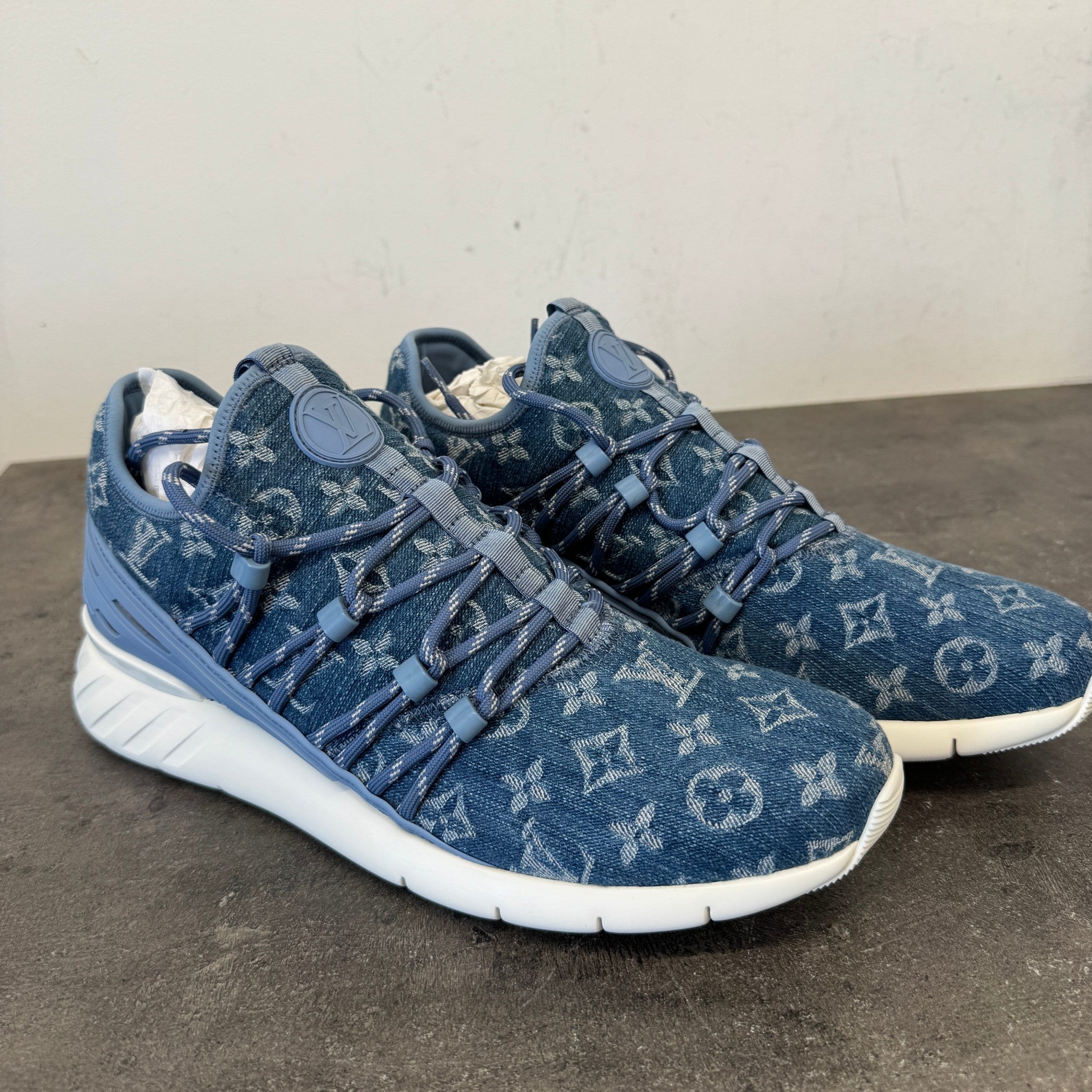 Men's Fast Lane Low Trainers Blue Size EU 41.5 / UK 7.5