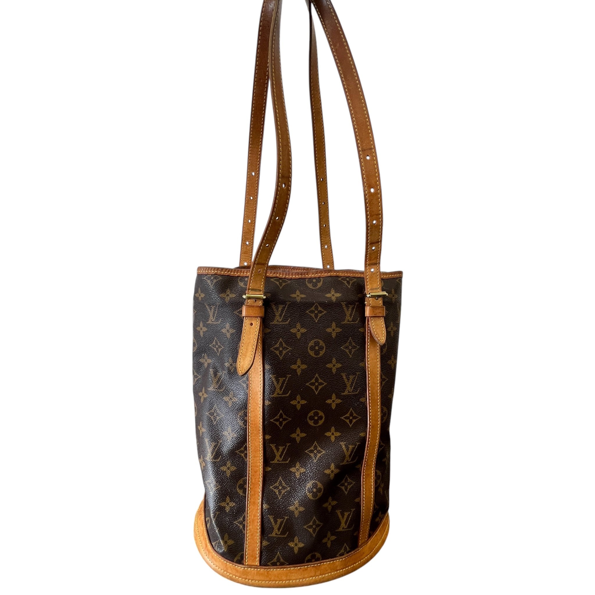 Women's Monogram Petit Marais Bucket Handbag Brown