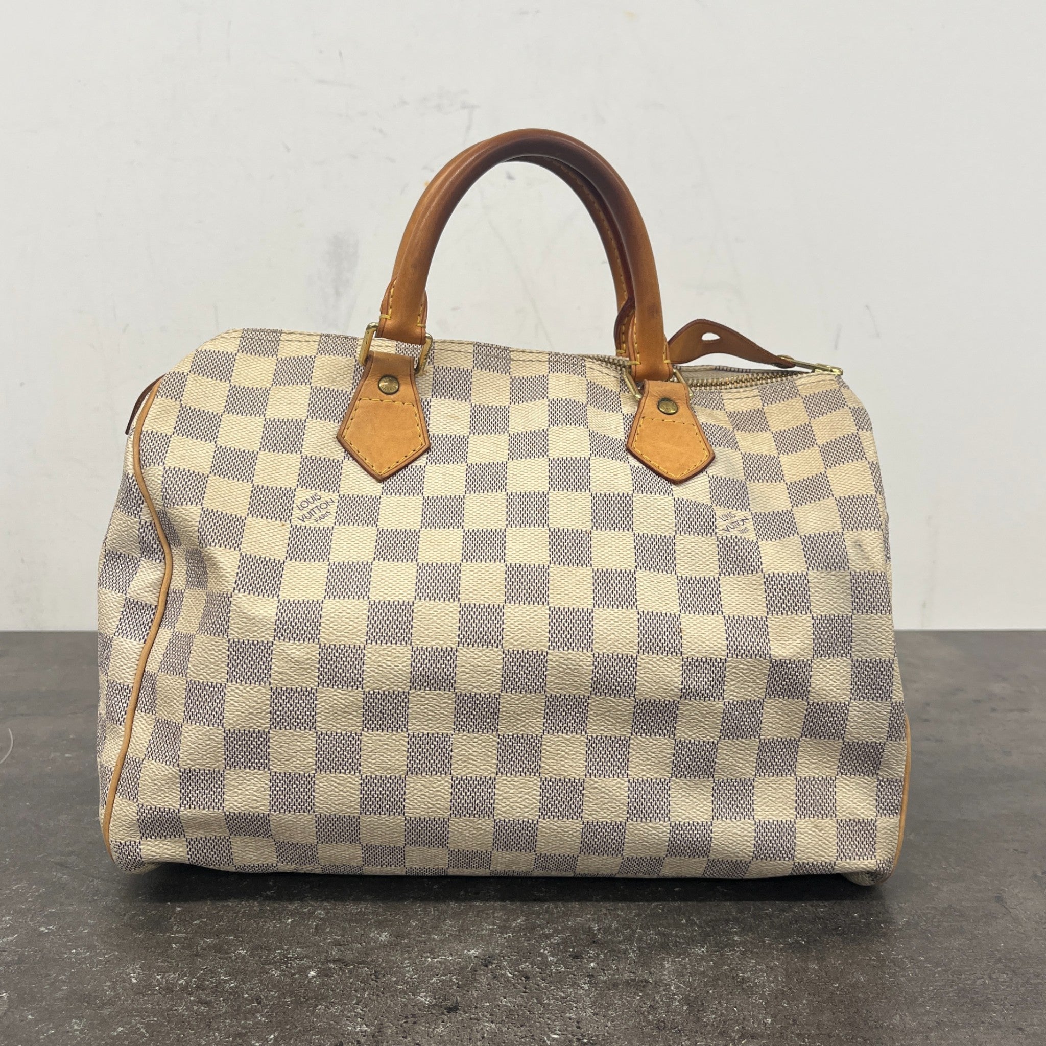 Women's Damier Azur Speedy 30 Handbag White