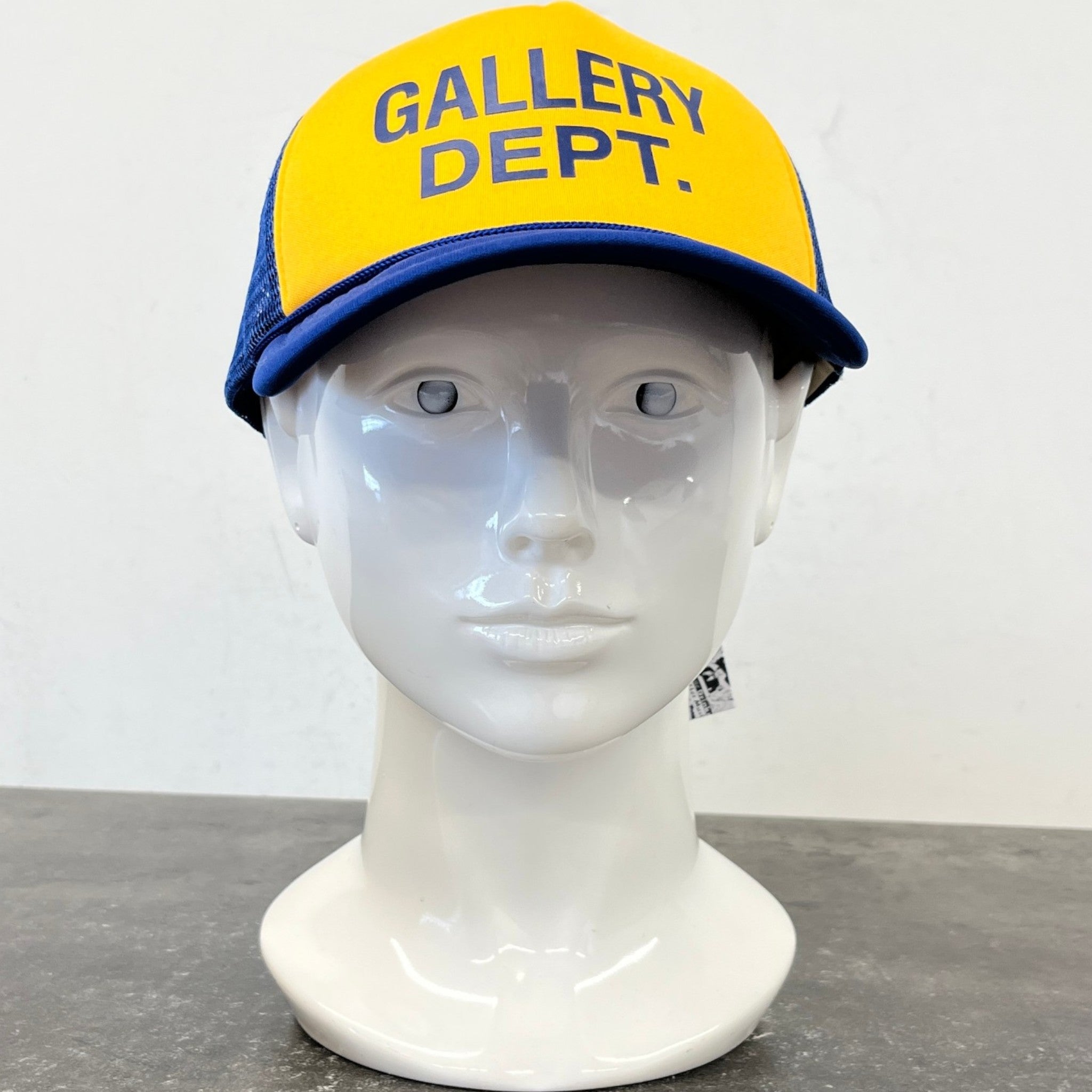 Men's Logo Trucker Hat Yellow