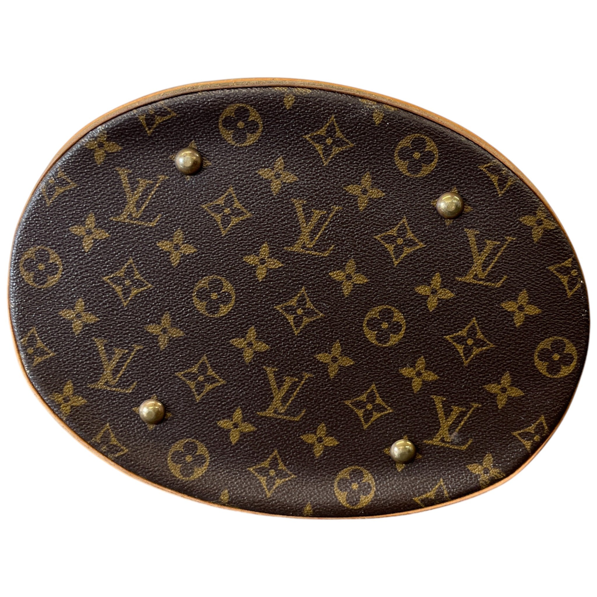 Women's Monogram Petit Marais Bucket Handbag Brown