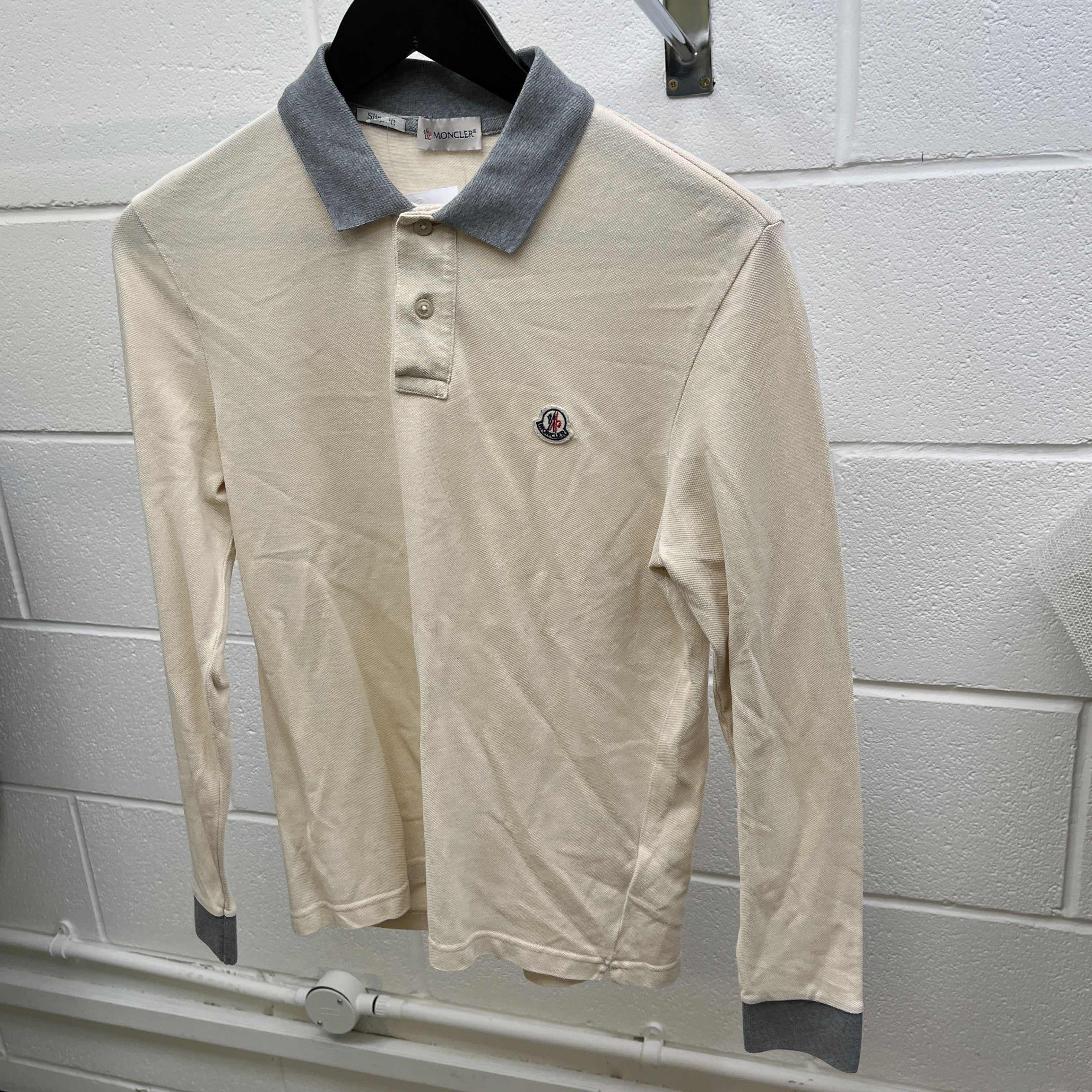 Men's Maglia Polo Shirt Beige Size S