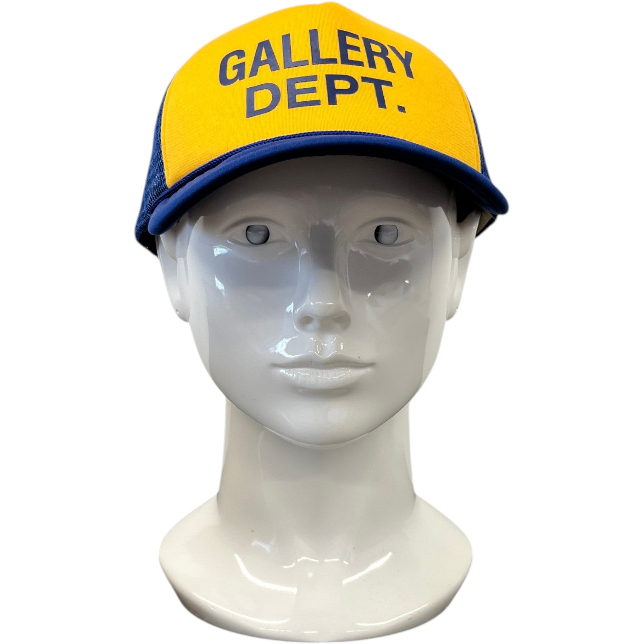 Men's Logo Trucker Hat Yellow