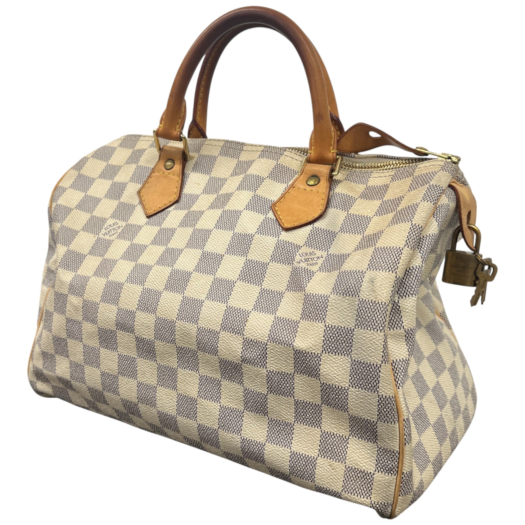 Women's Damier Azur Speedy 30 Handbag White