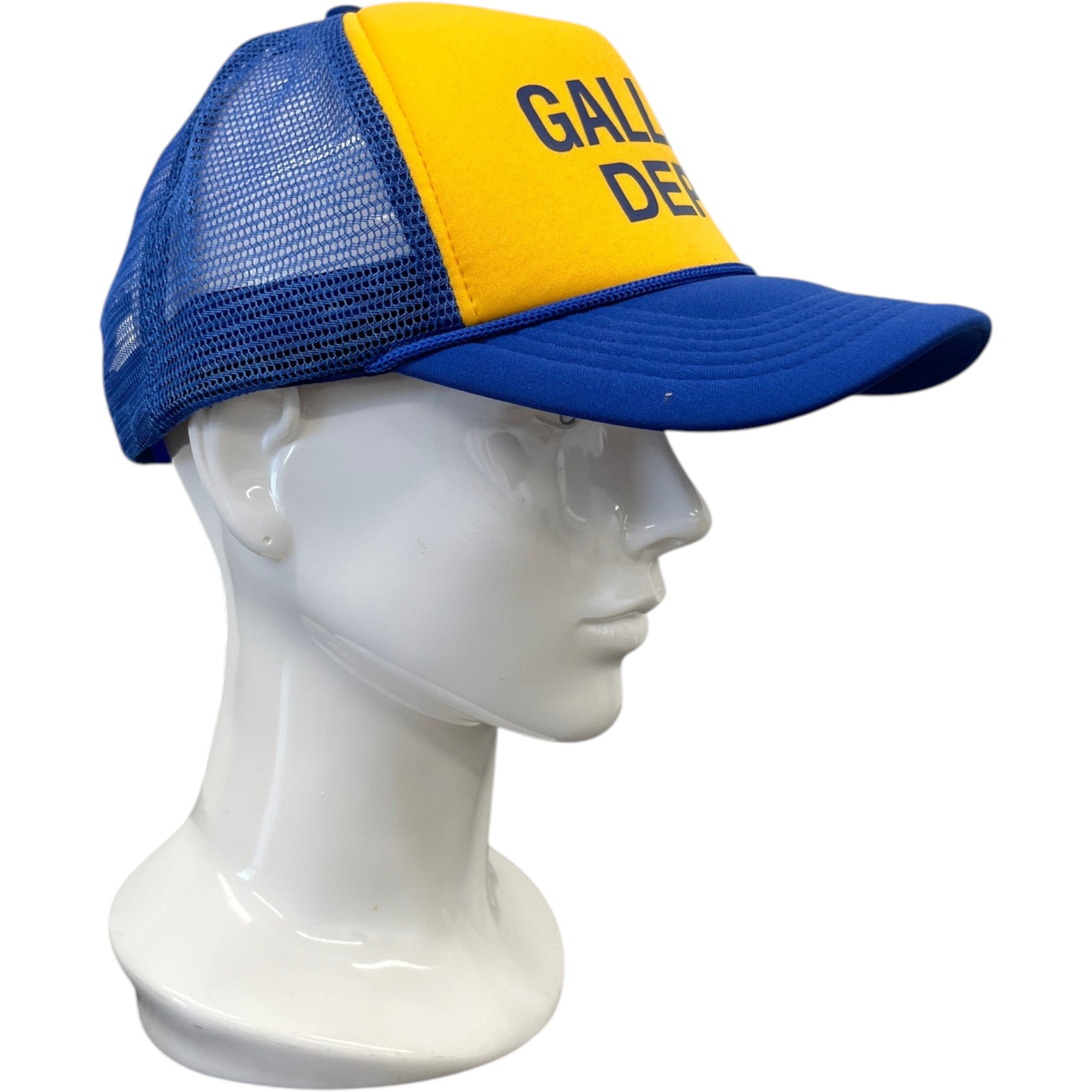 Men's Logo Trucker Hat Yellow