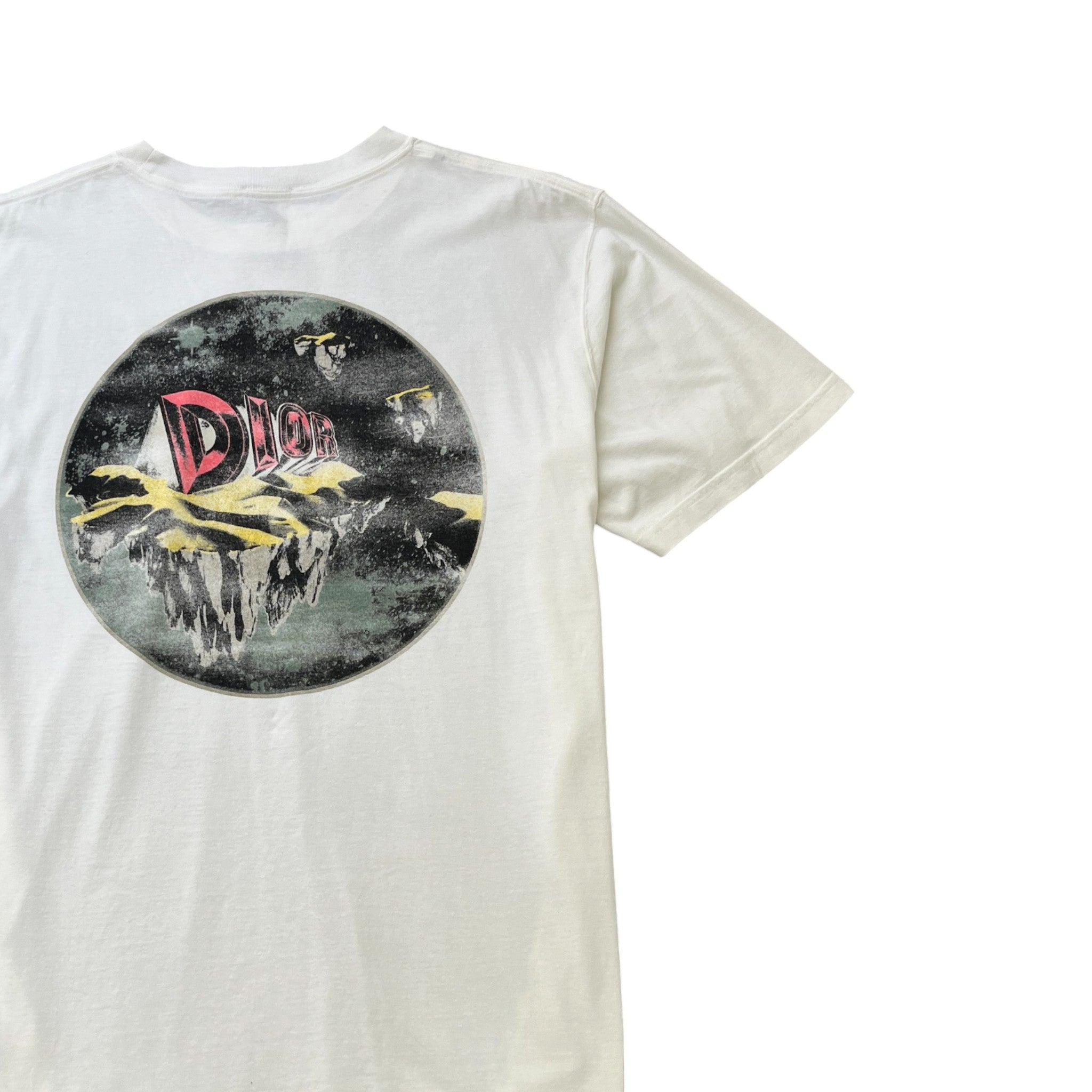 Men's Graphic Logo T-Shirt White Size XXXL