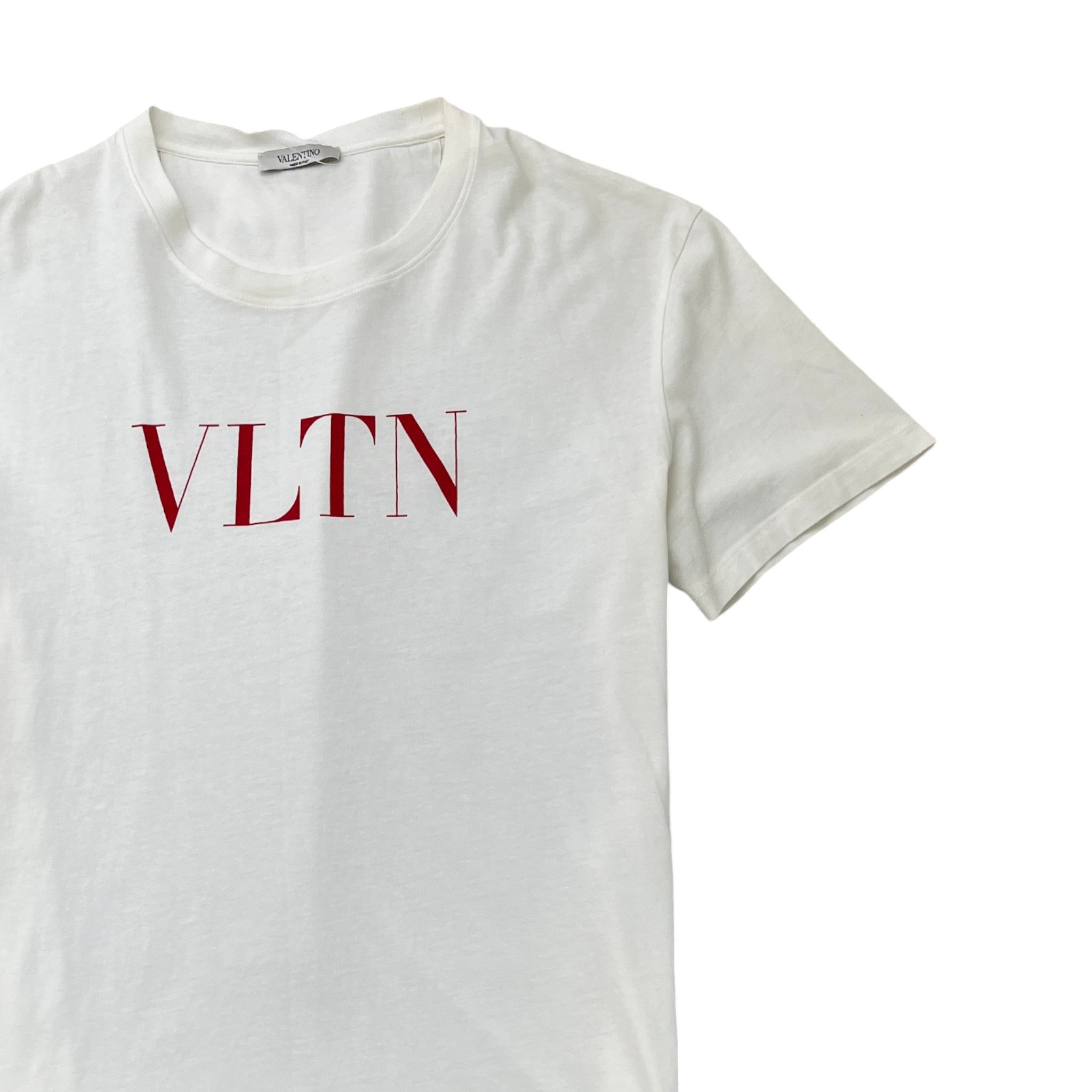 Men's Logo Print T-Shirt White Size L