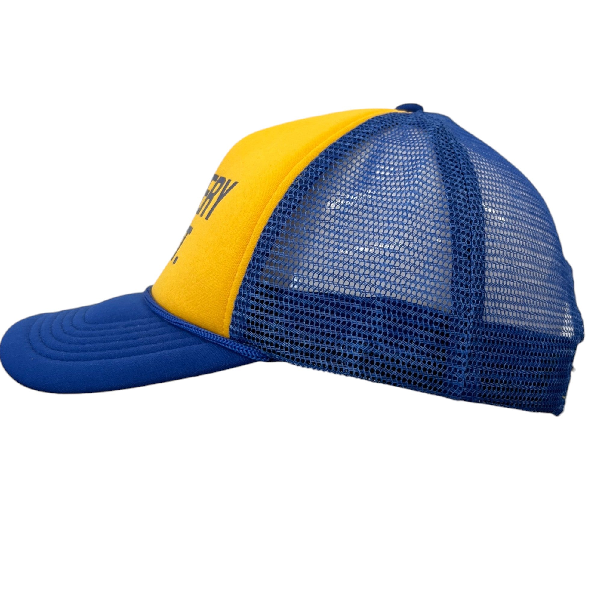 Men's Logo Trucker Hat Yellow