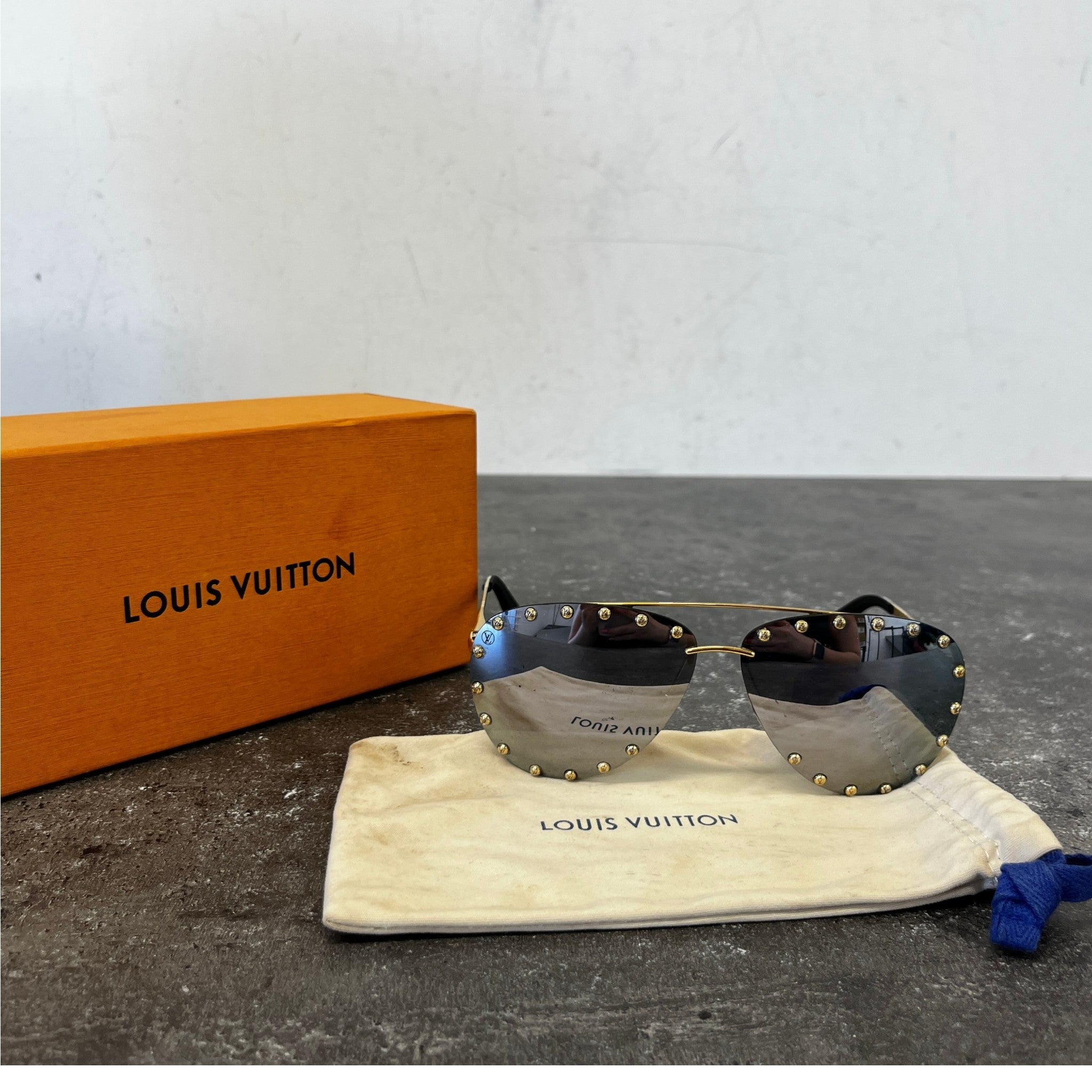 Men's The Party Aviator Sunglasses Grey