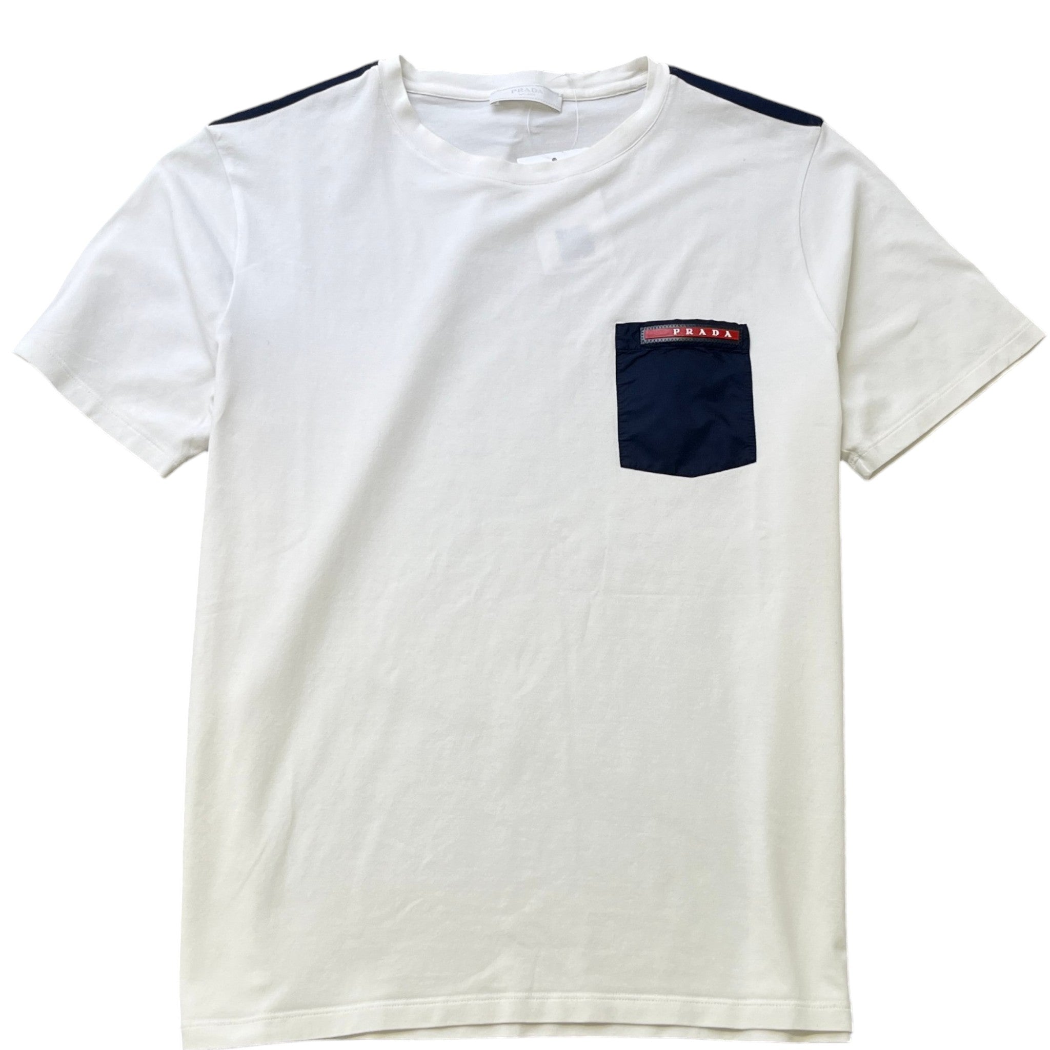 Men's Linear Rosa T-Shirt White Size L