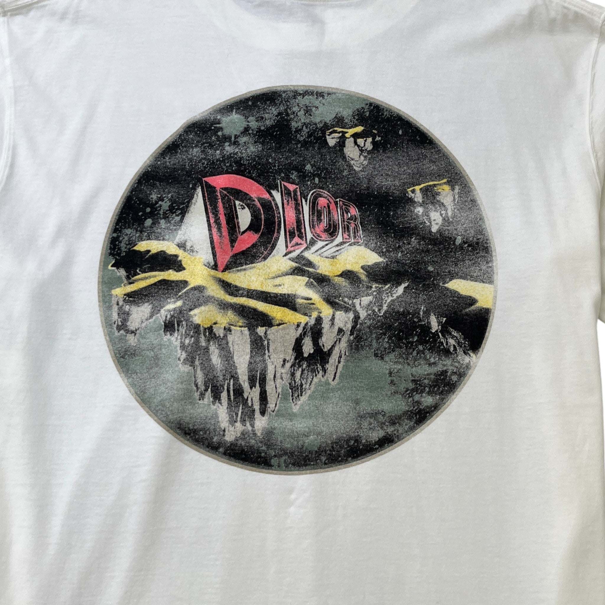 Men's Graphic Logo T-Shirt White Size XXXL