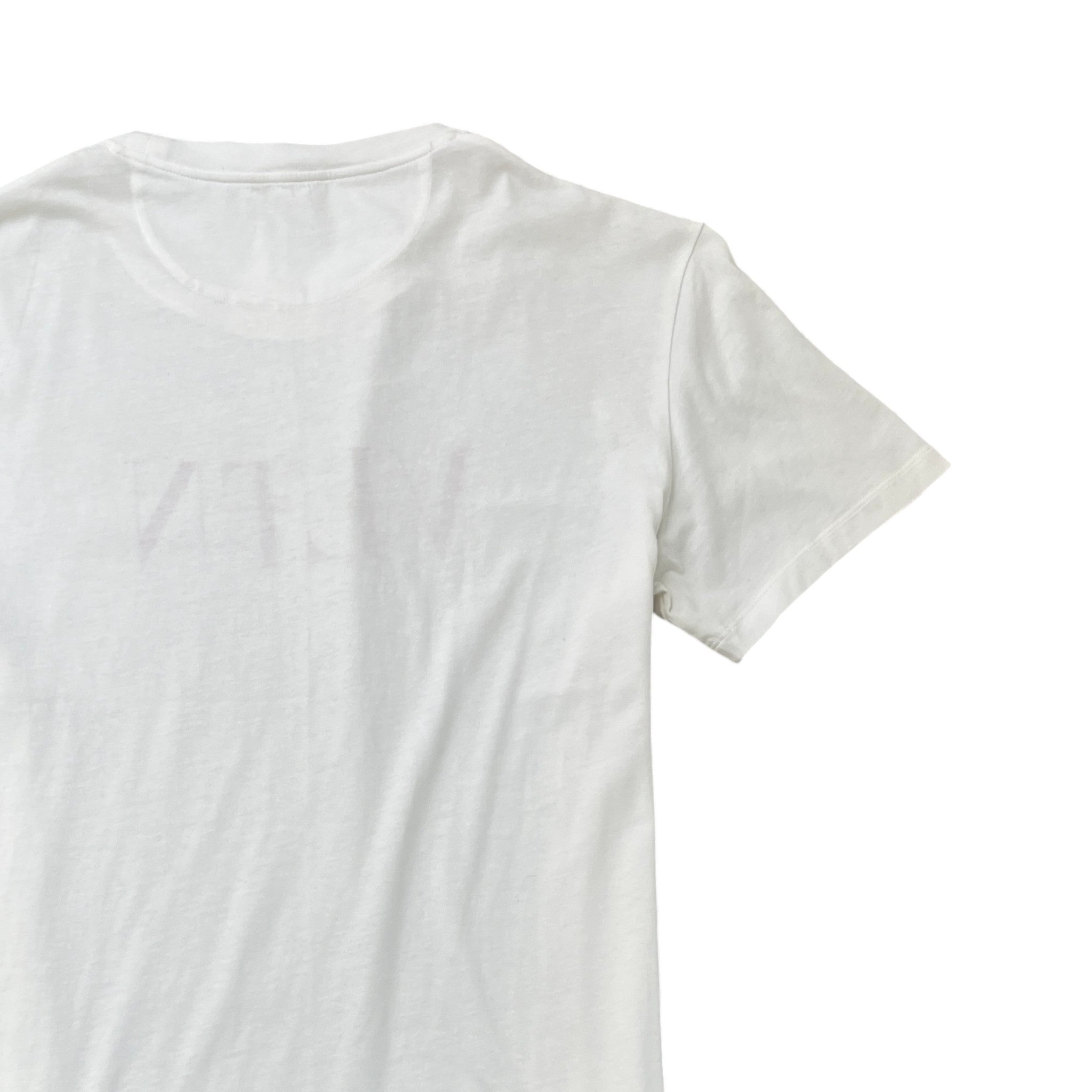 Men's Logo Print T-Shirt White Size L