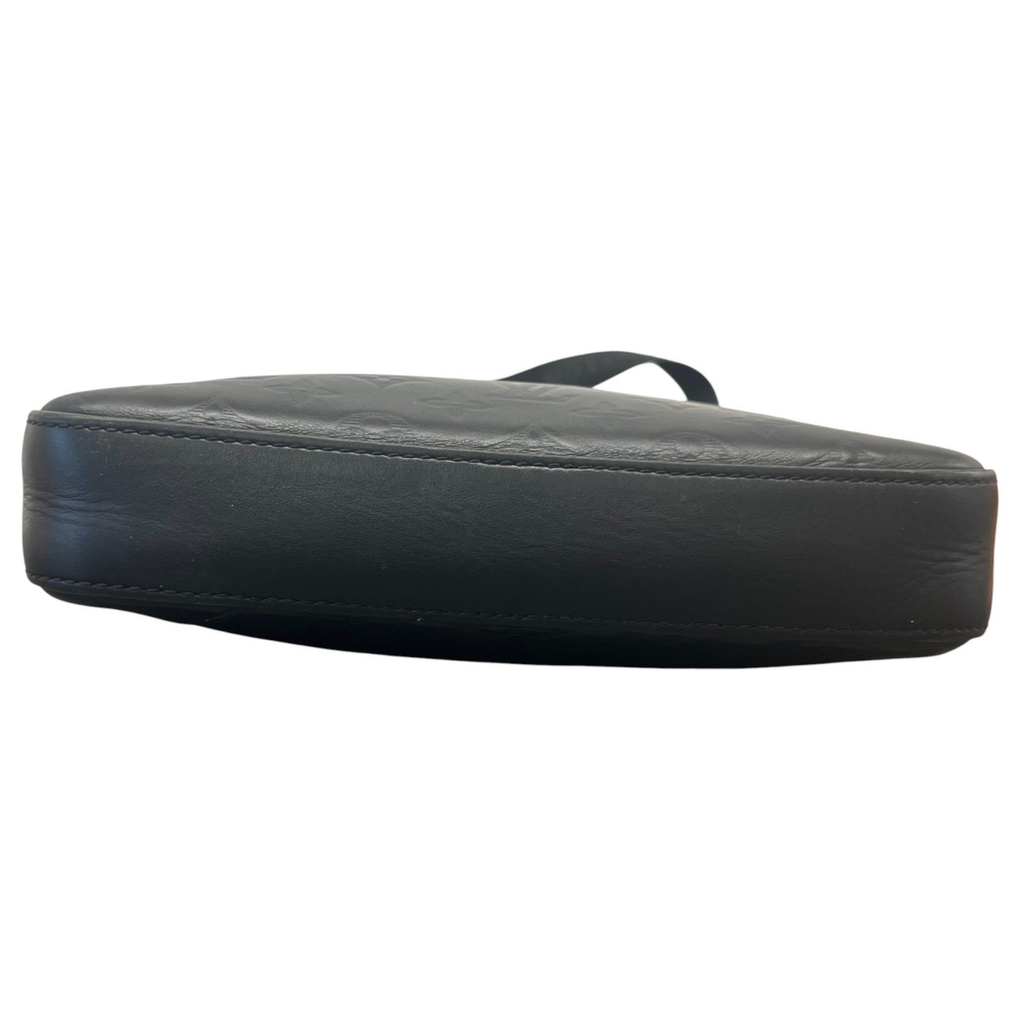 Men's Monogram Shadow Duo Messenger Bag Black