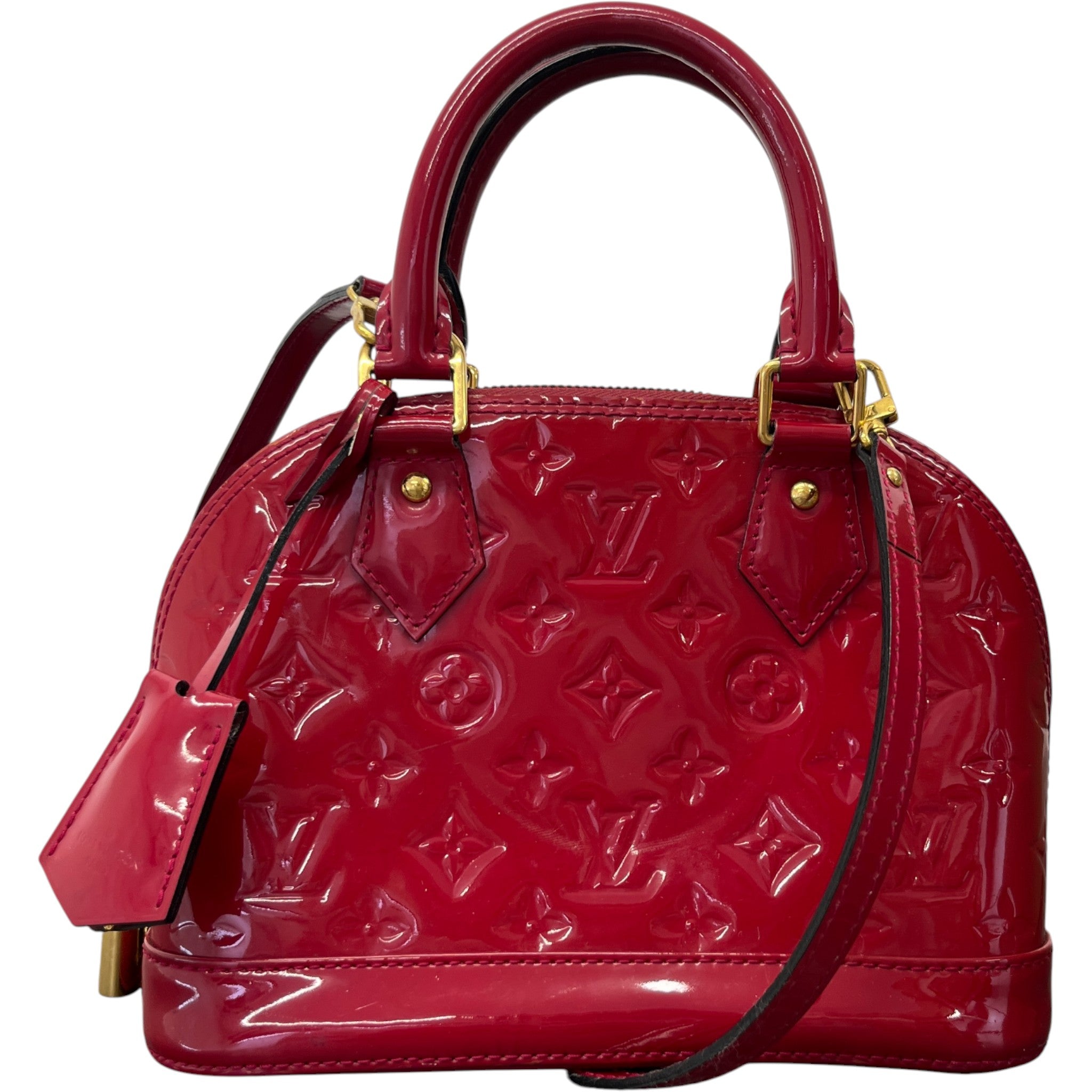 Women's Vernis Leather Alma Bb Bag Red
