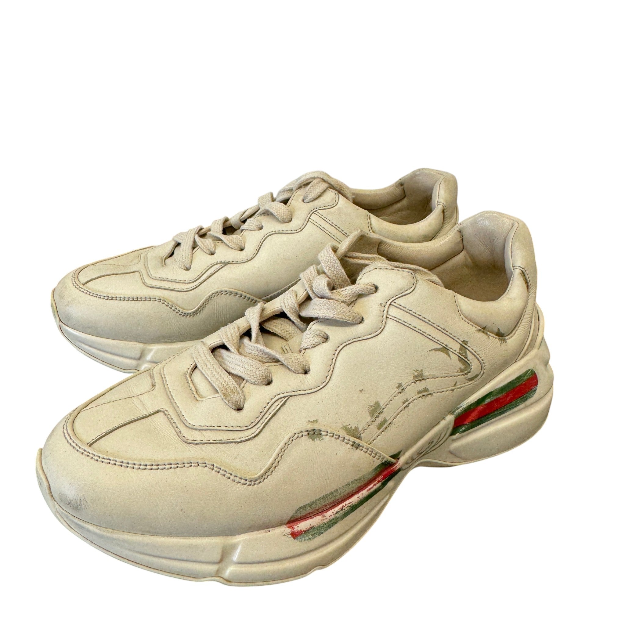Women's Rhyton Low Trainers Beige Size EU 38 / UK 5