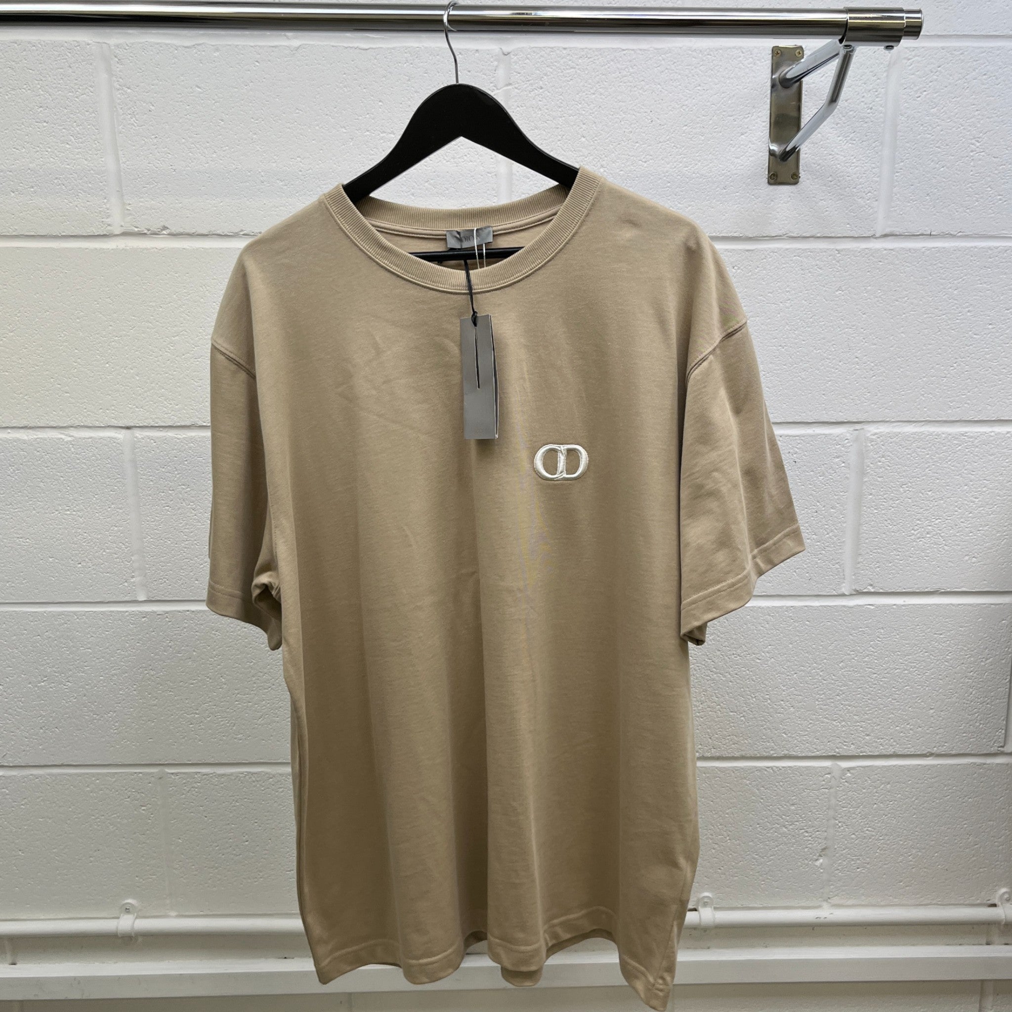 Men's Cd Icon T-Shirt Beige Size XXXL