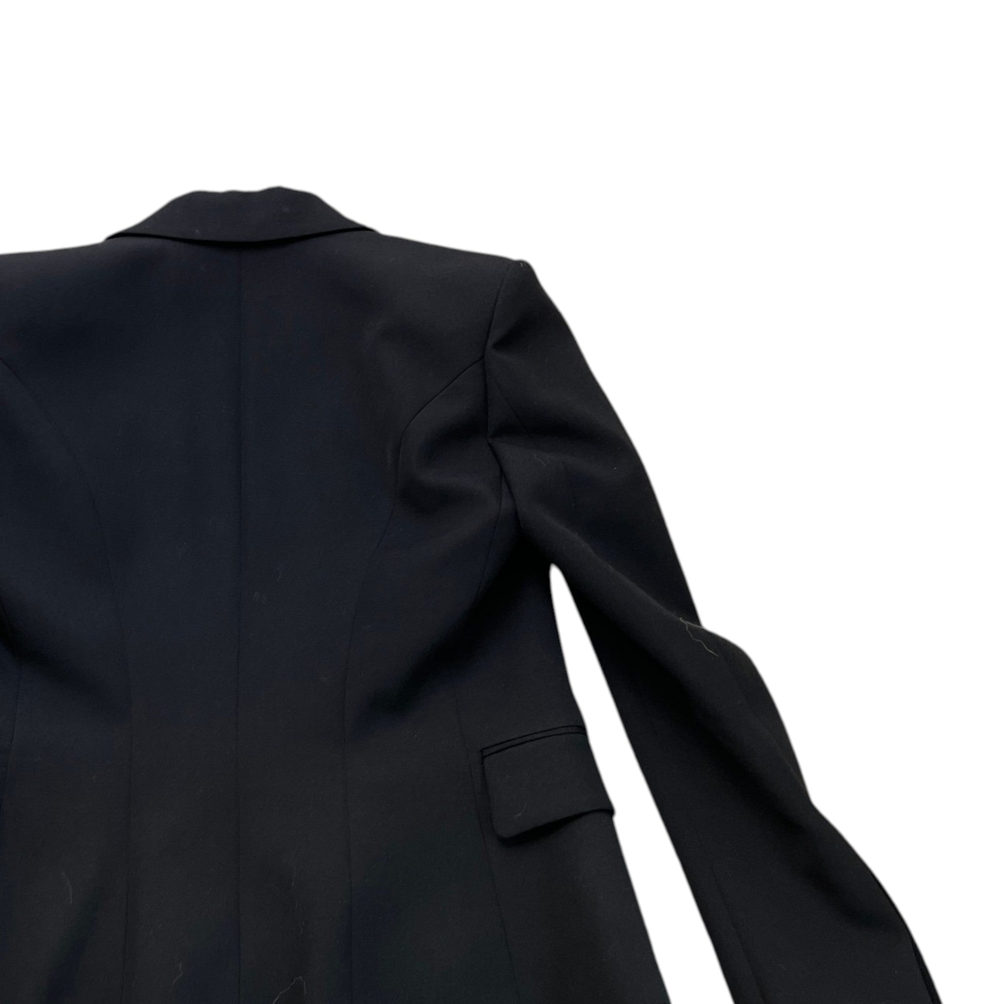 Women's Double Breasted Blazer Jacket Black Size IT 42 / UK 10