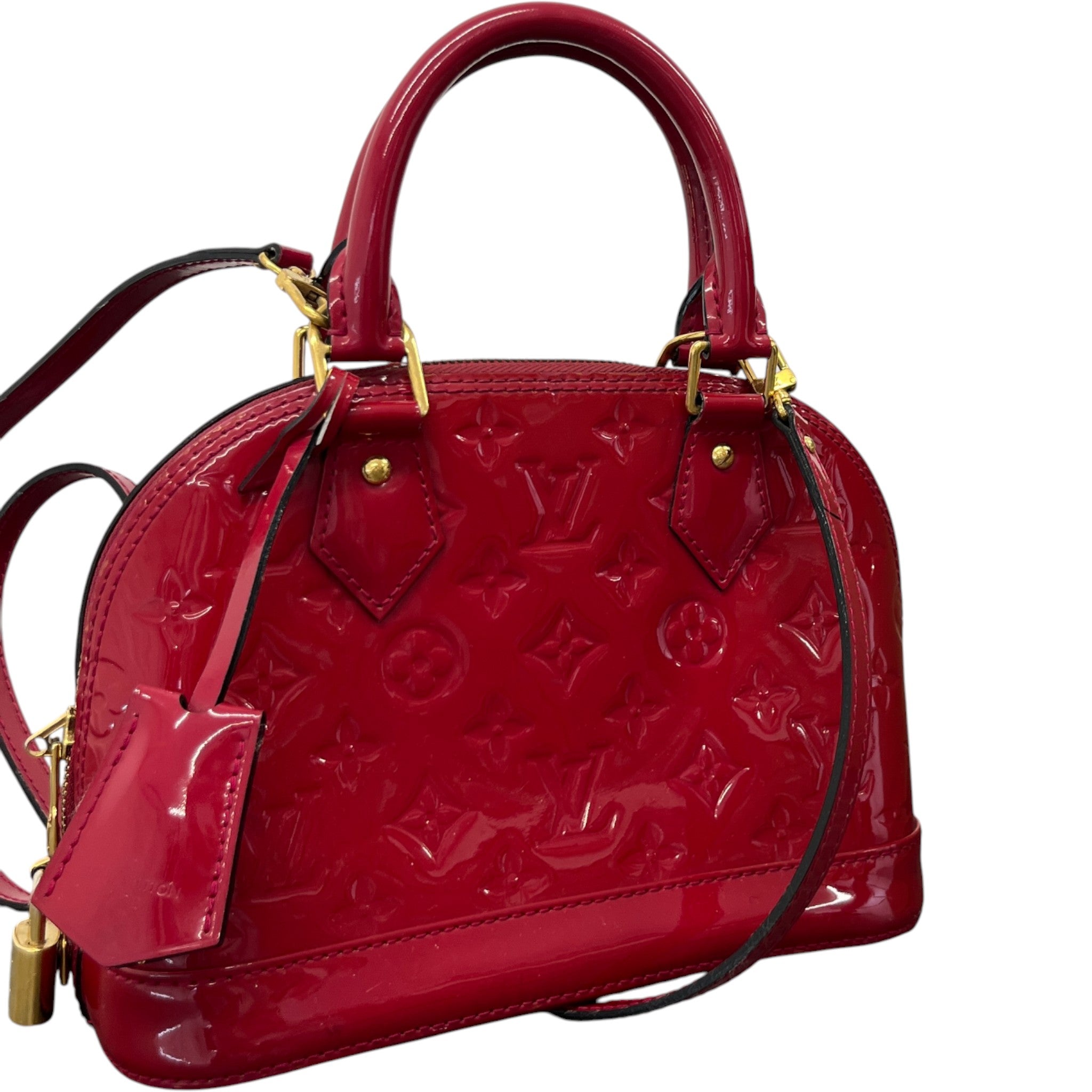 Women's Vernis Leather Alma Bb Bag Red