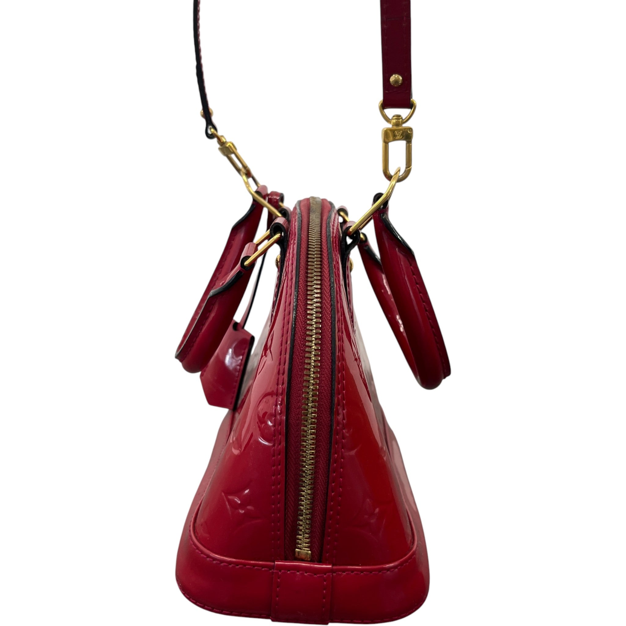 Women's Vernis Leather Alma Bb Bag Red