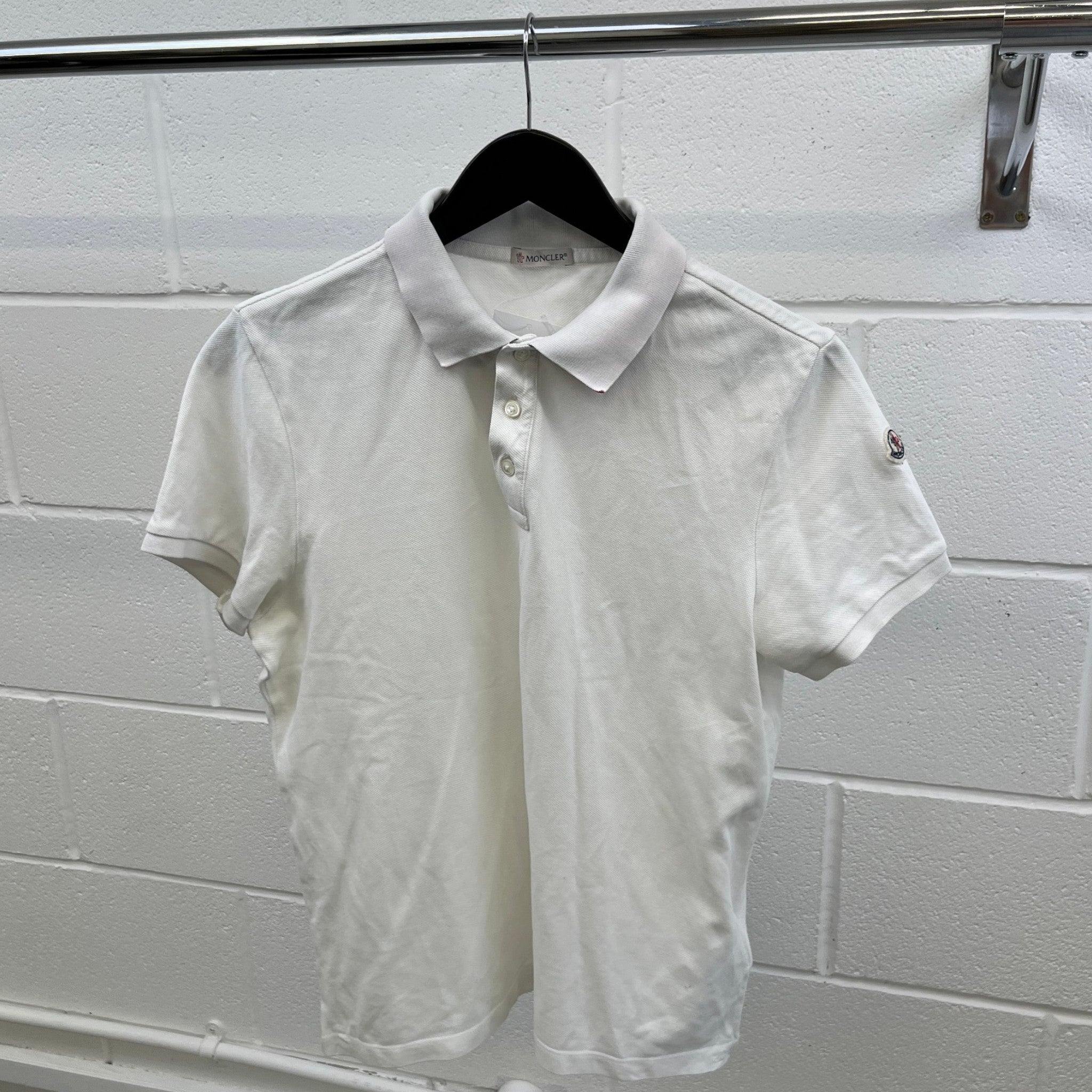 Men's Maglia Polo Shirt White Size M
