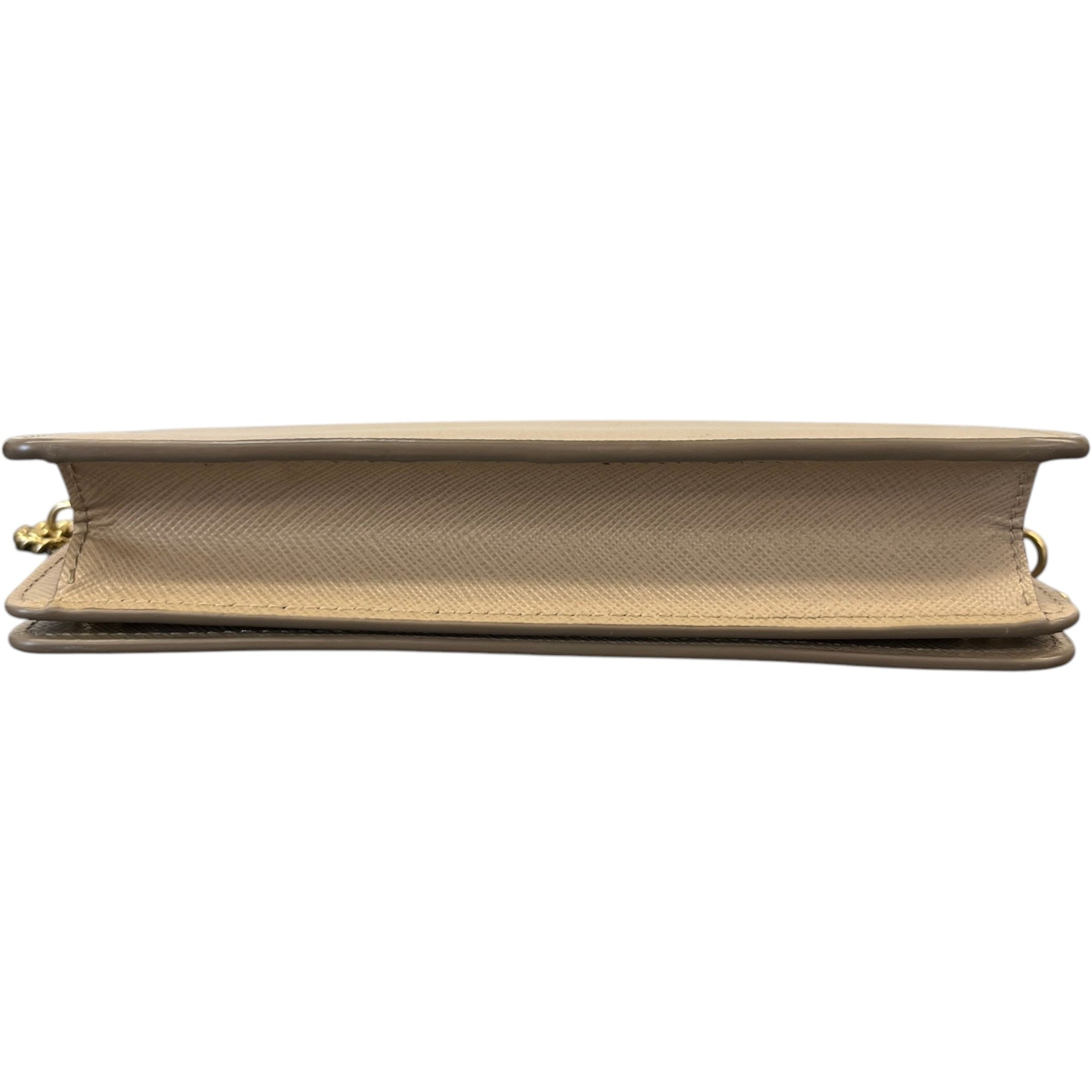 Women's Saffiano Wallet On Chain Woc Bag Beige