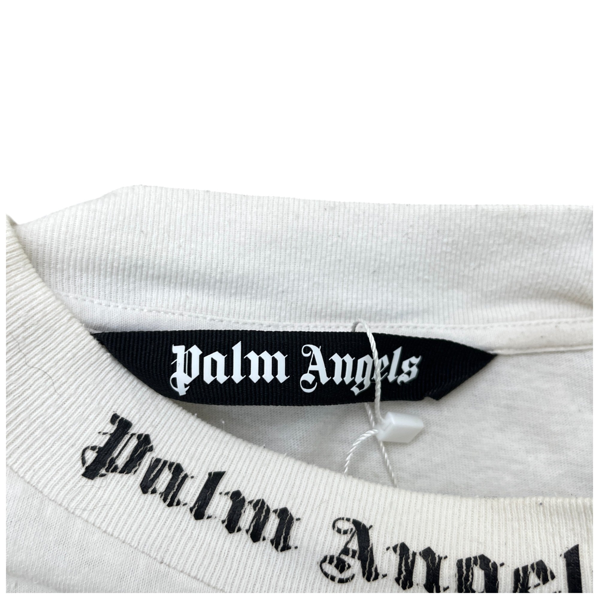 Men's Logo Print T-Shirt White Size S