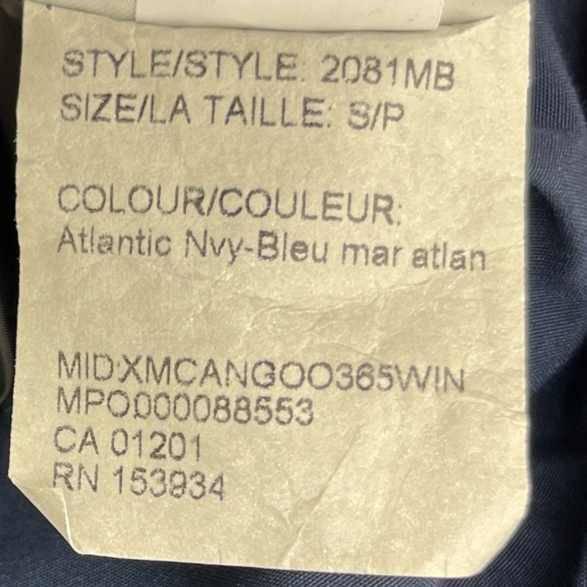 Men's Garson Gilet Navy Size S