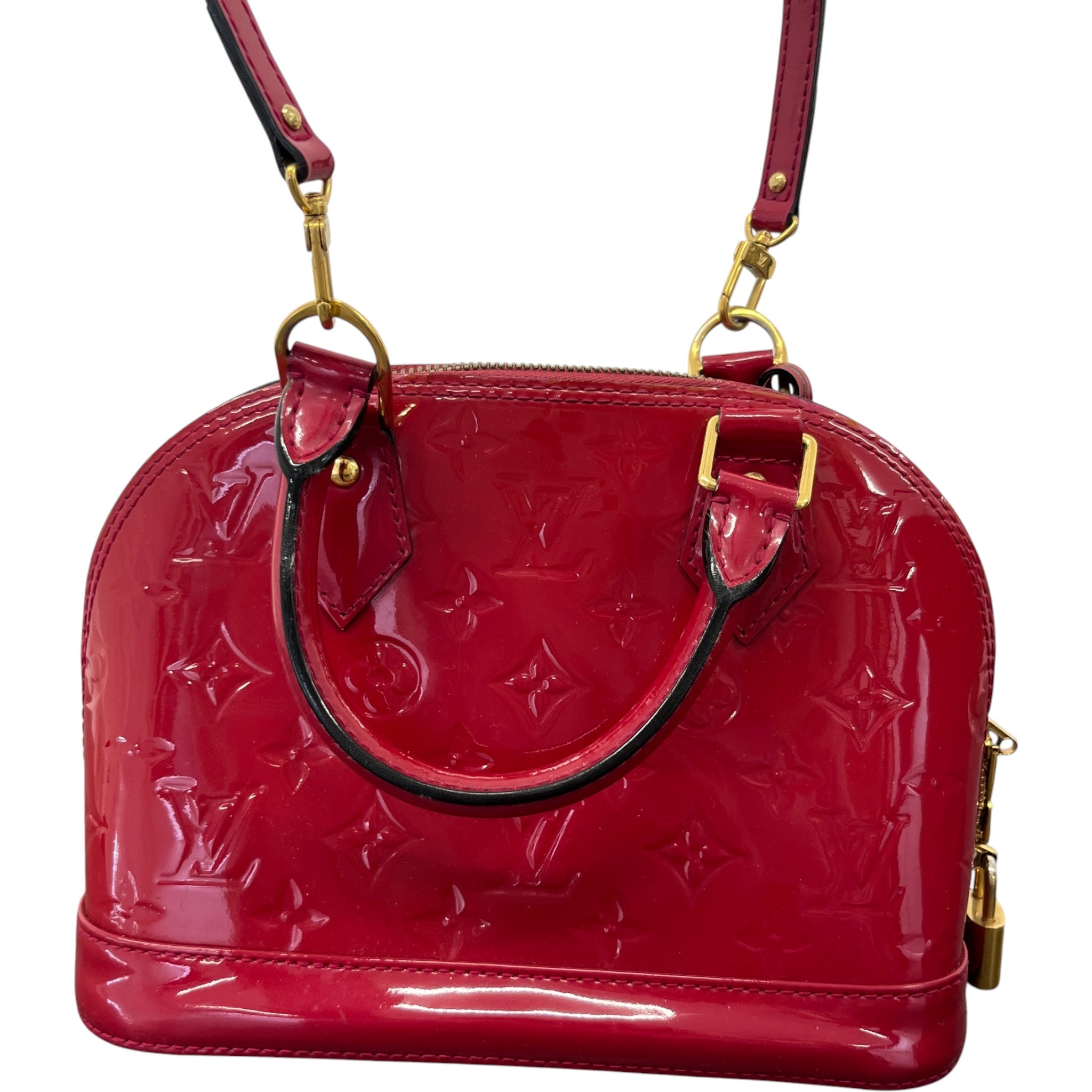 Women's Vernis Leather Alma Bb Bag Red