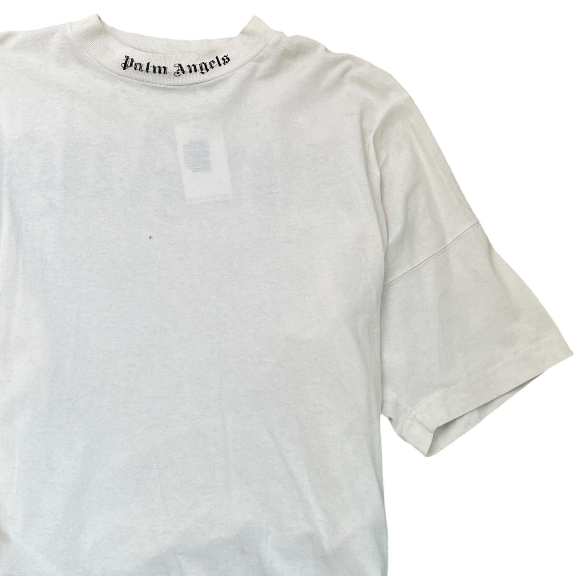 Men's Logo Print T-Shirt White Size S