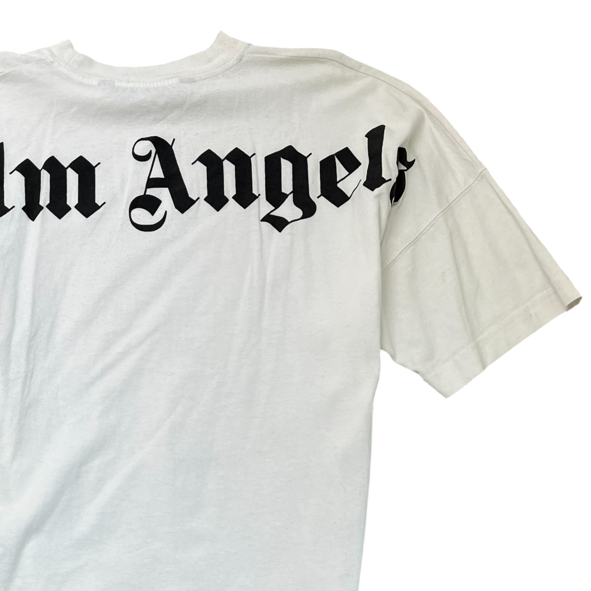 Men's Logo Print T-Shirt White Size S