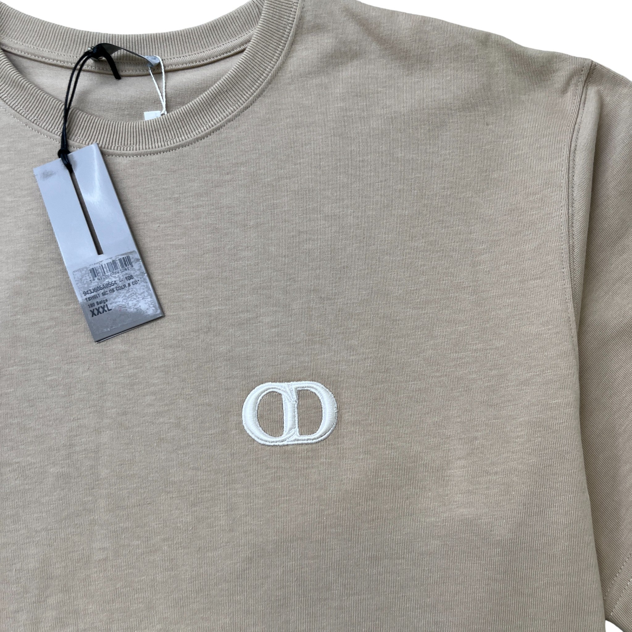 Men's Cd Icon T-Shirt Beige Size XXXL