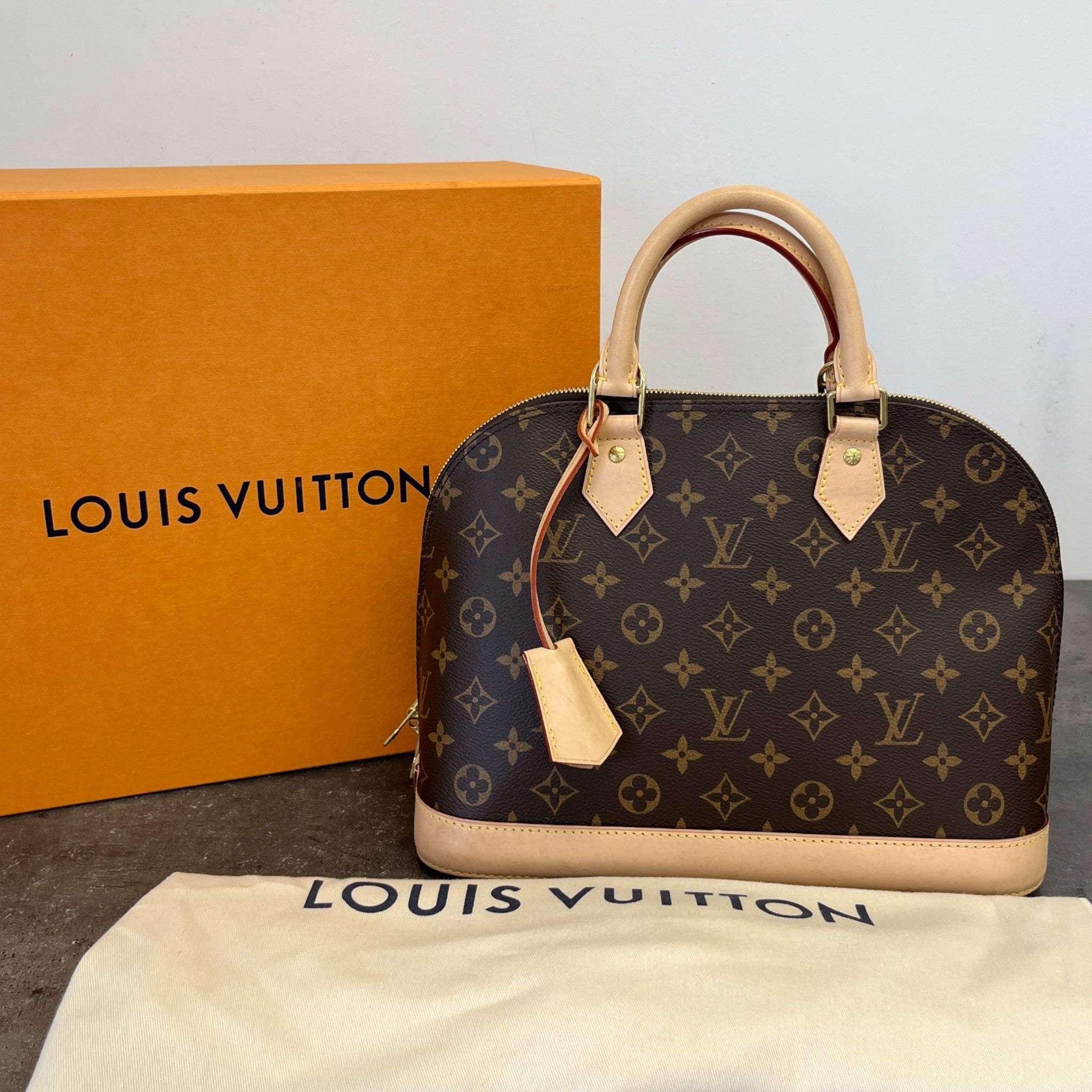 Women's Monogram Alma Pm Bag Brown