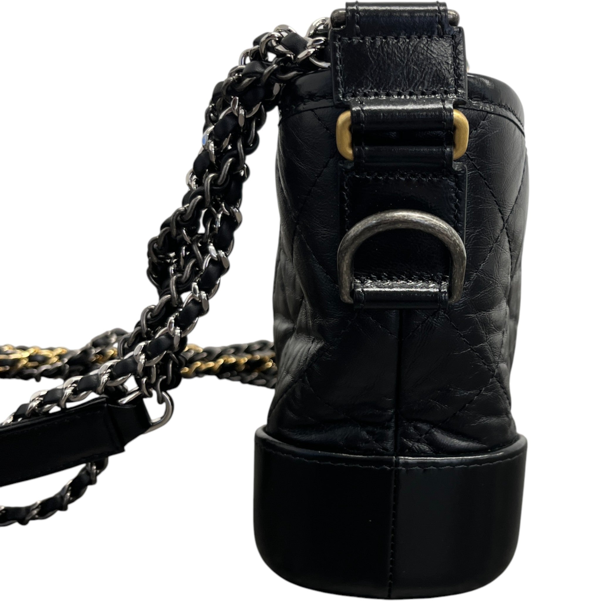 Women's Gabrielle Small Lambskin Bag Black