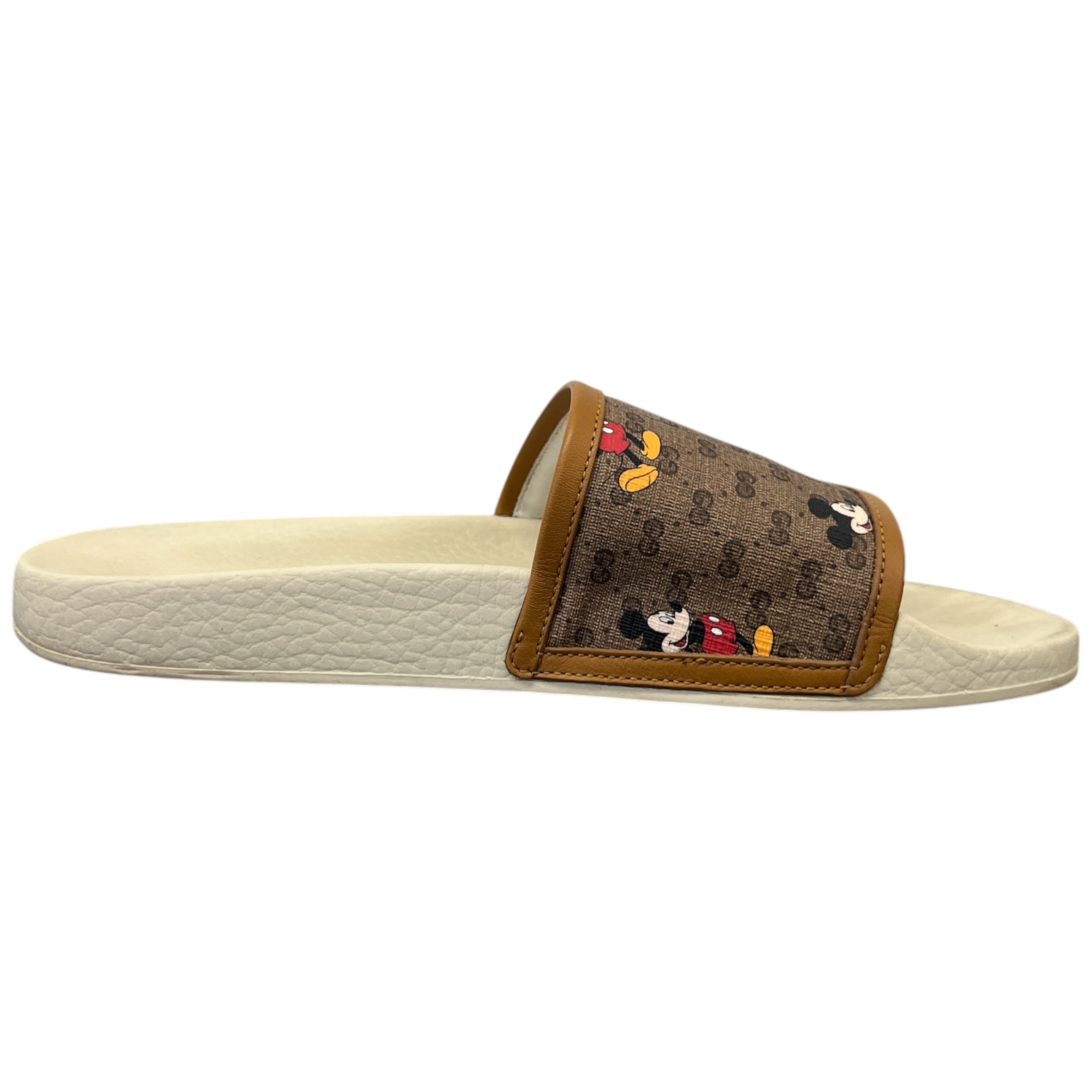 Women's Gucci X Disney Mickey Mouse Slides Beige Size EU 39 / UK 6