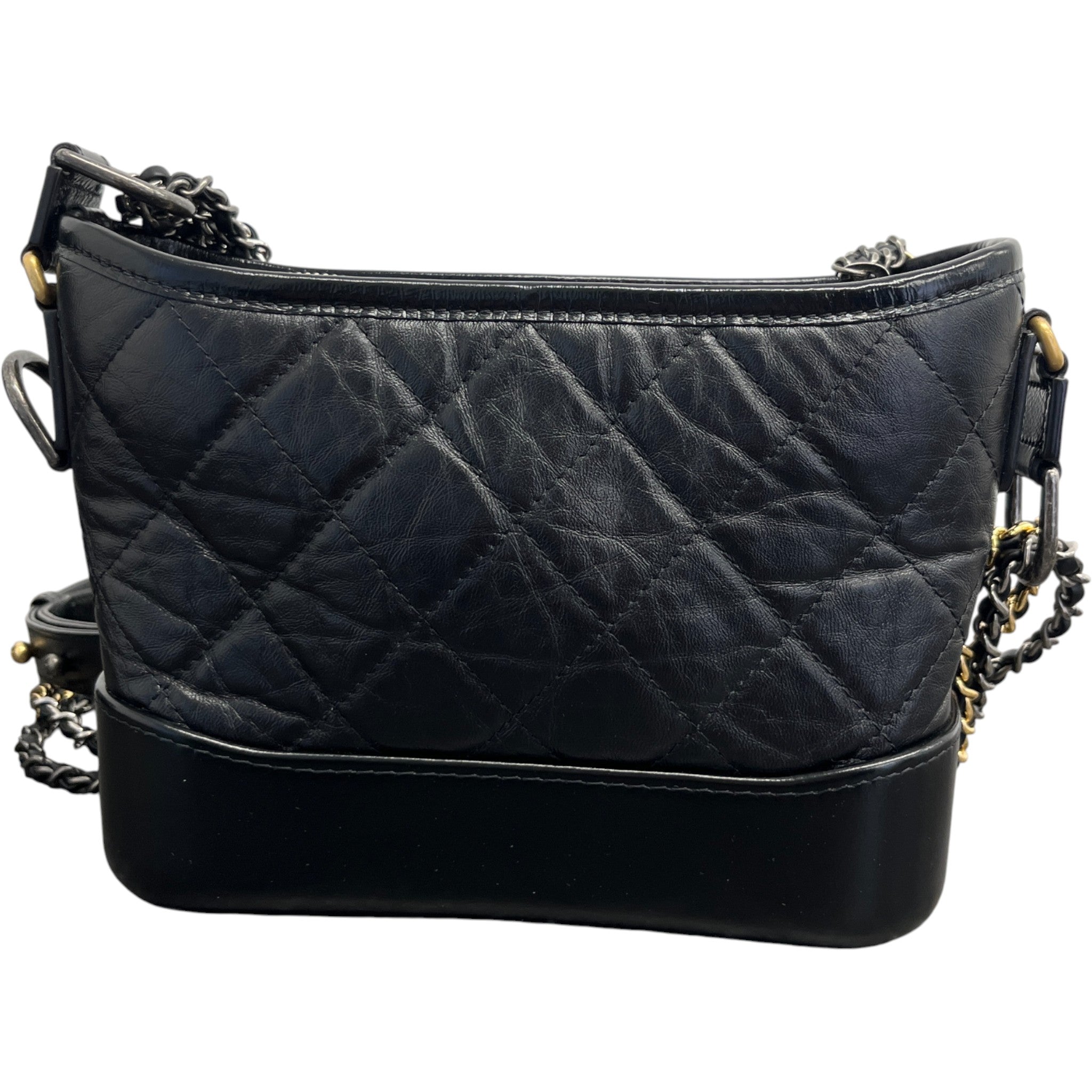 Women's Gabrielle Small Lambskin Bag Black
