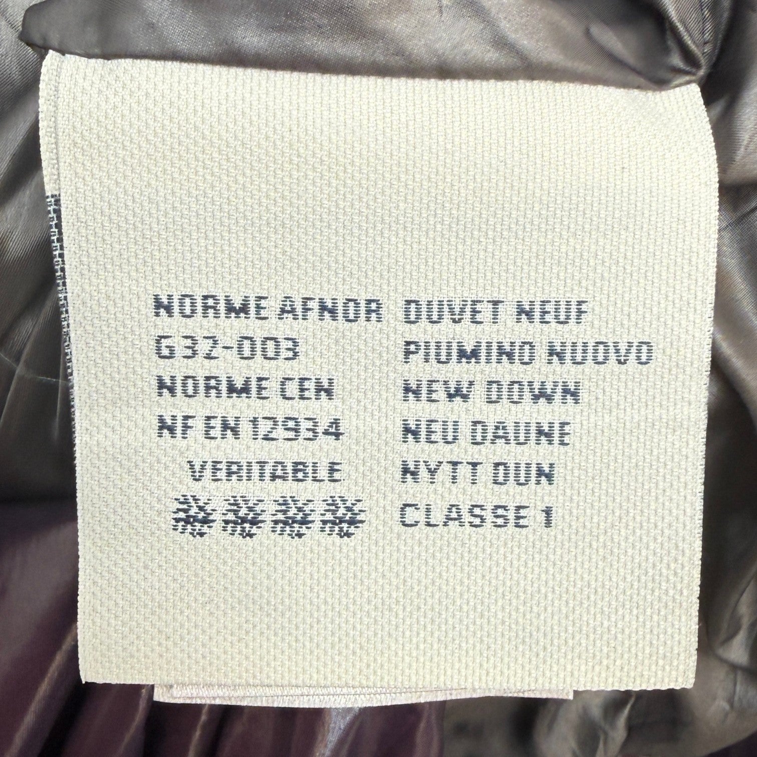 Women's Bever Down Jacket Purple Size 1 / UK 10