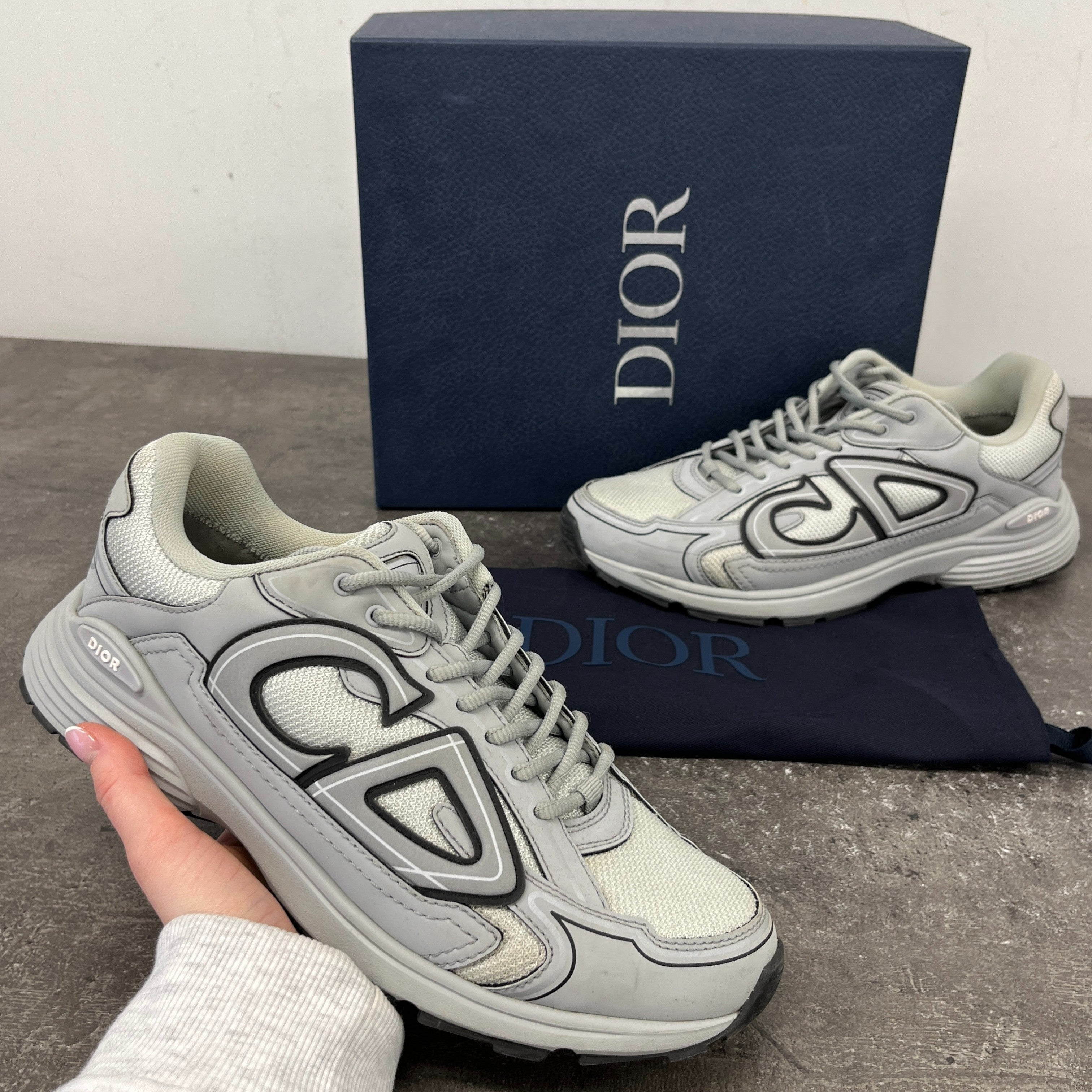 Men's B30 Low Trainers Grey Size EU 41 / UK 7