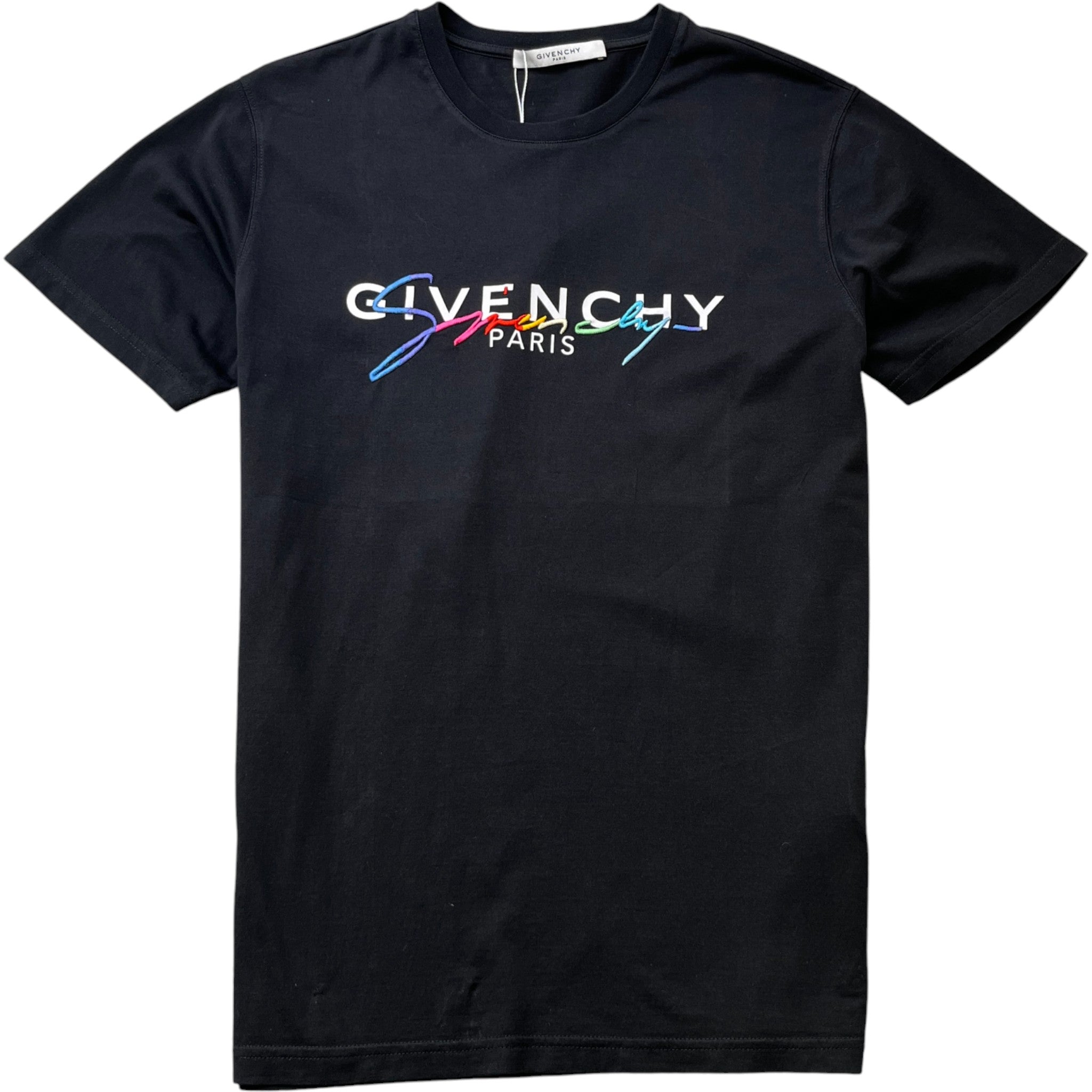 Men's Signature Logo T-Shirt Black Size XS