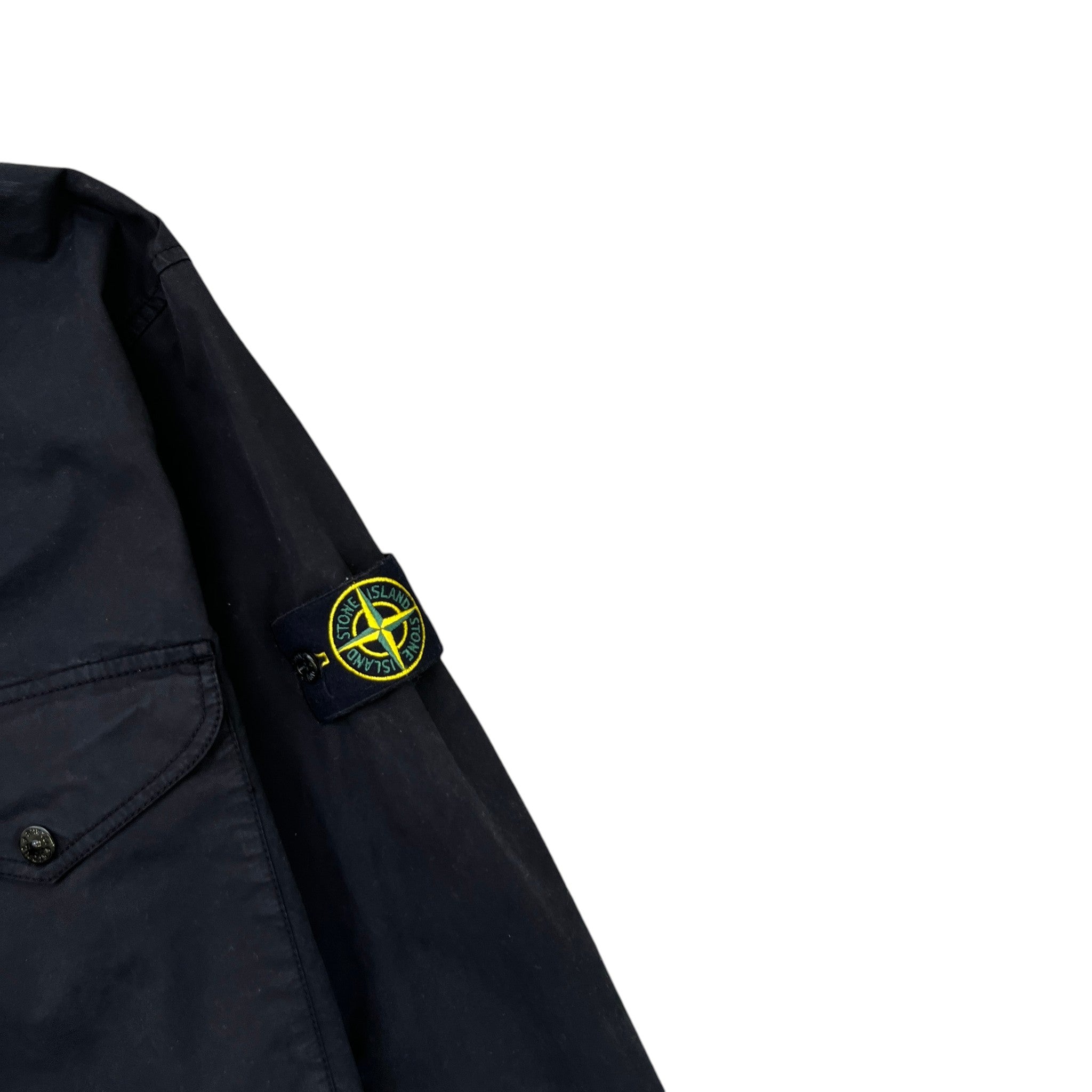 Men's Applique Logo Jacket Black Size L