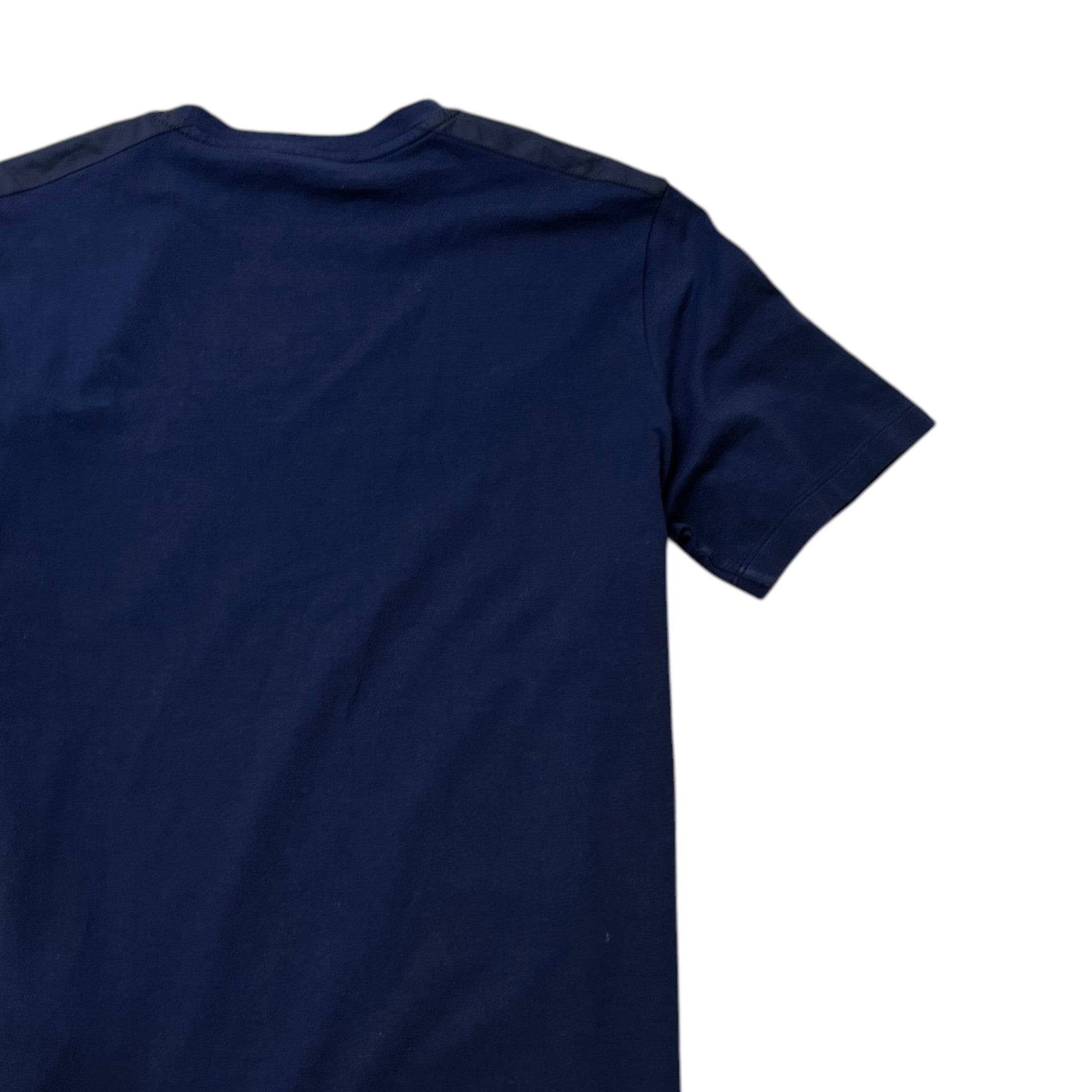 Men's Plaque Logo T-Shirt Navy Size S