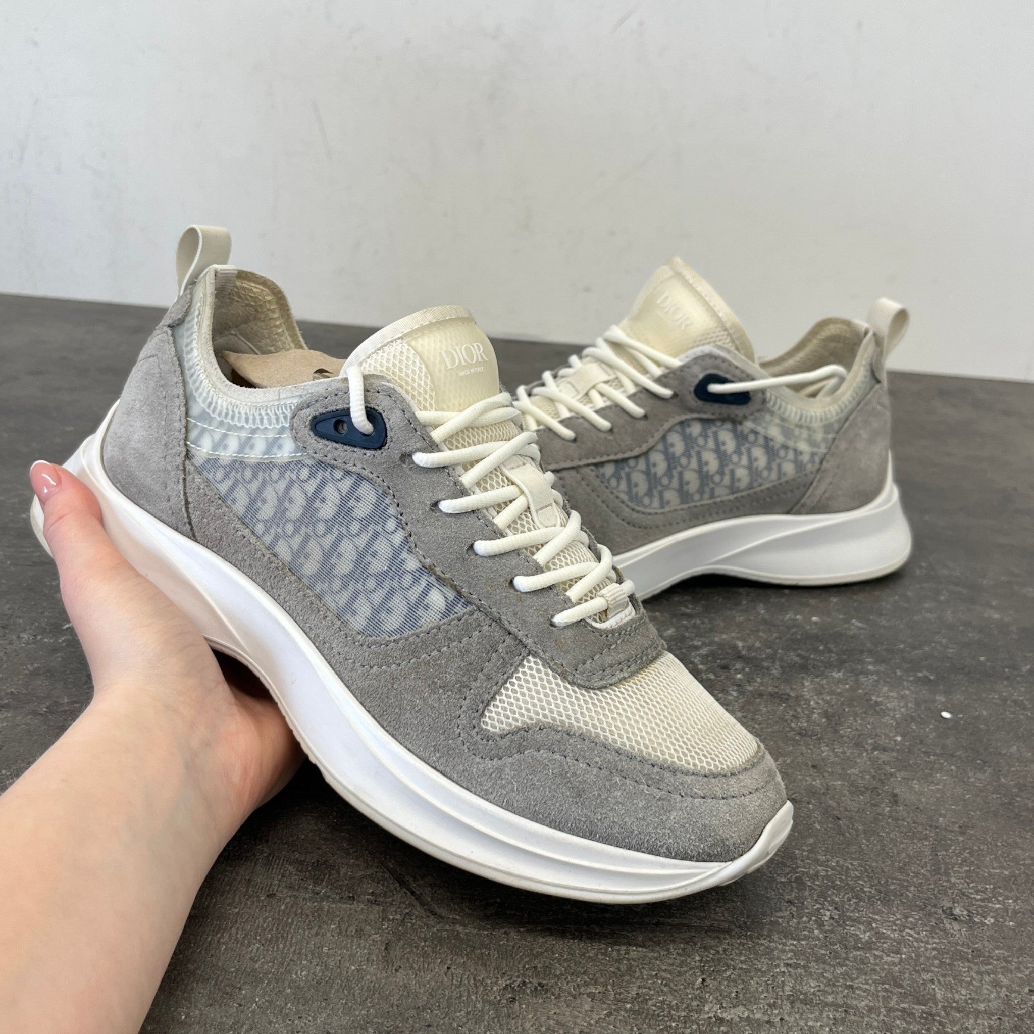Men's B25 Low Trainers Grey Size EU 39 / UK 5